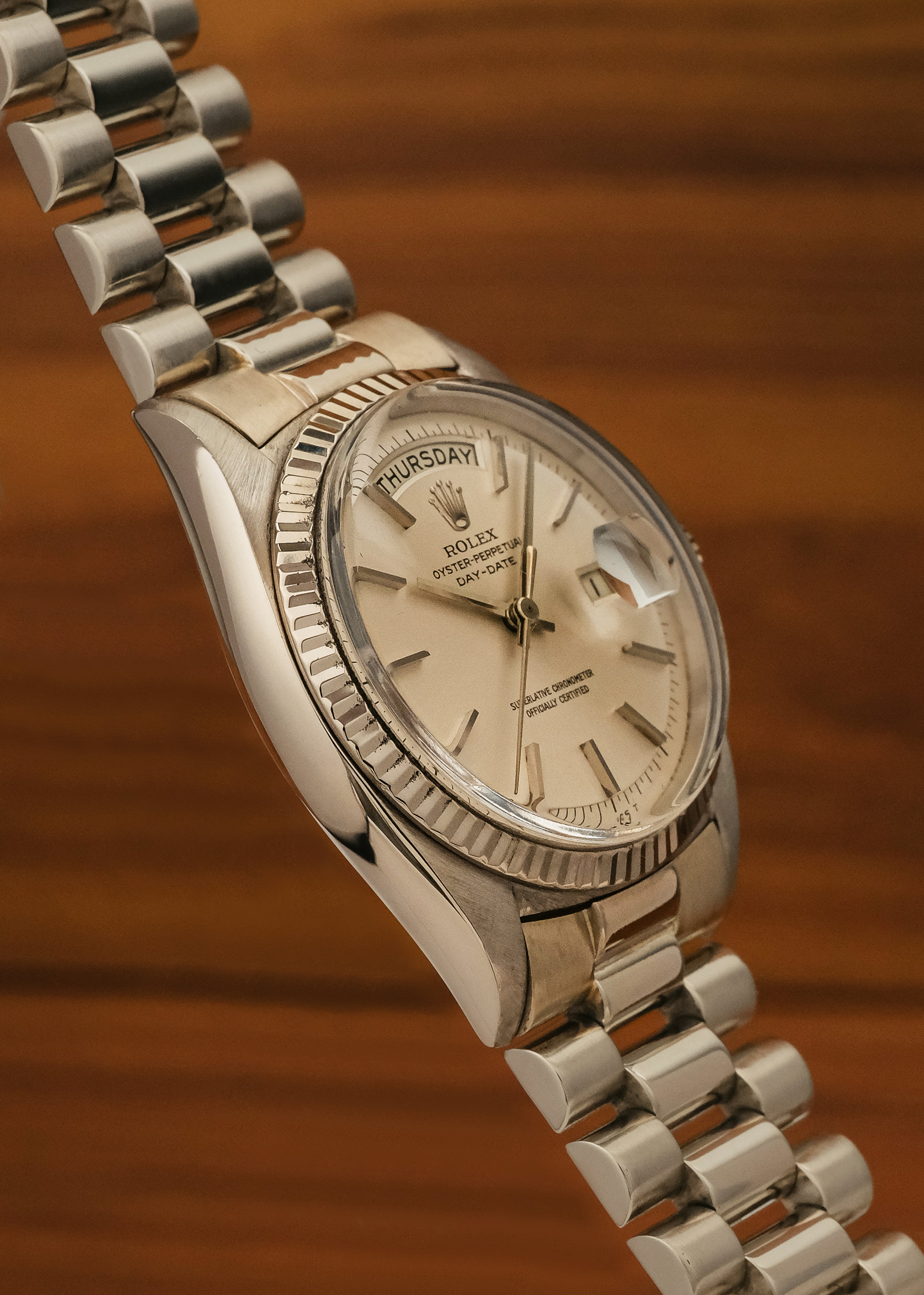 1970 Rolex Day-Date 18K Gold "Double-Dash Dial" (Box)