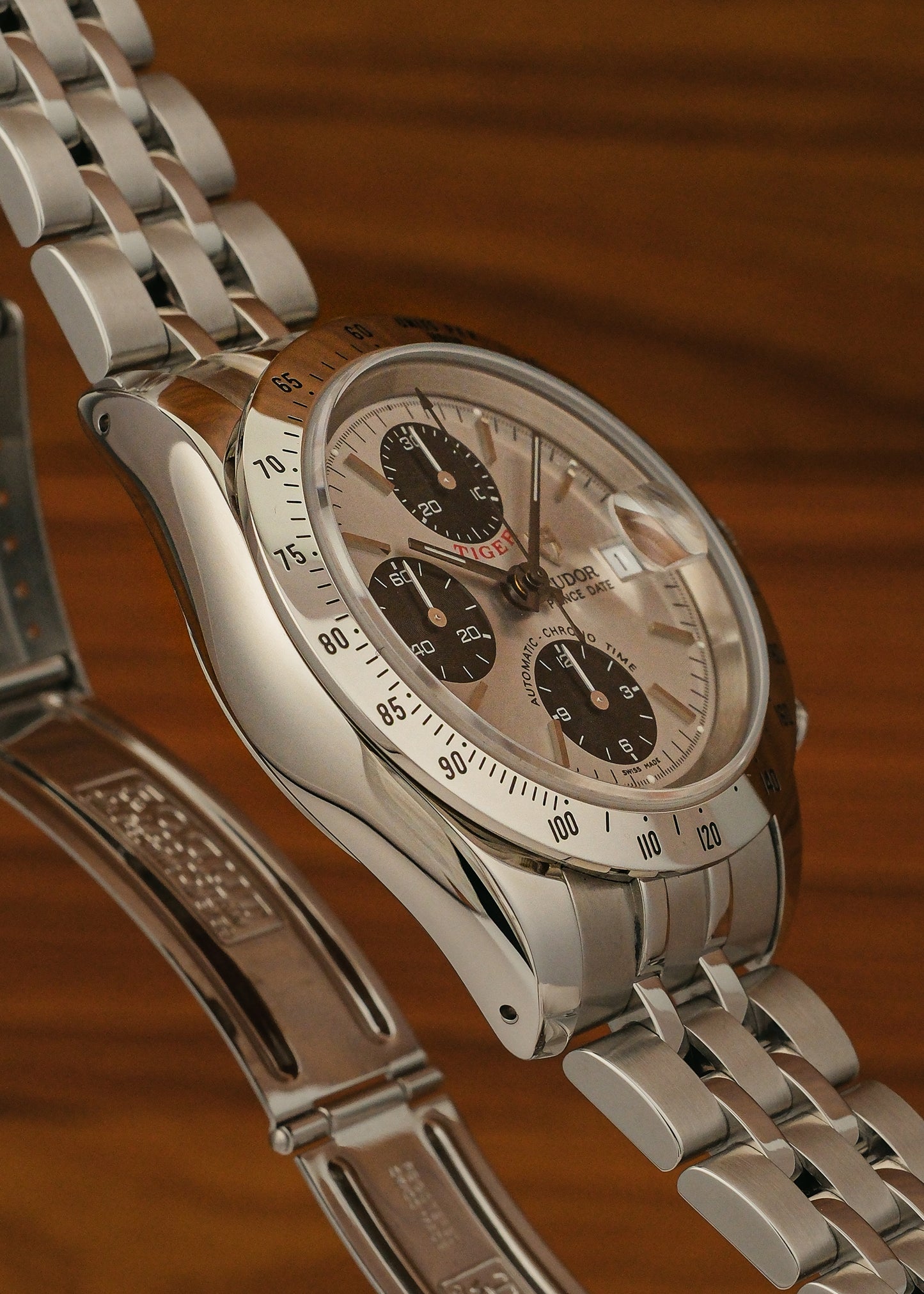 2000 Tudor Prince Date Chronograph "Panda Dial" (Box & Papers)