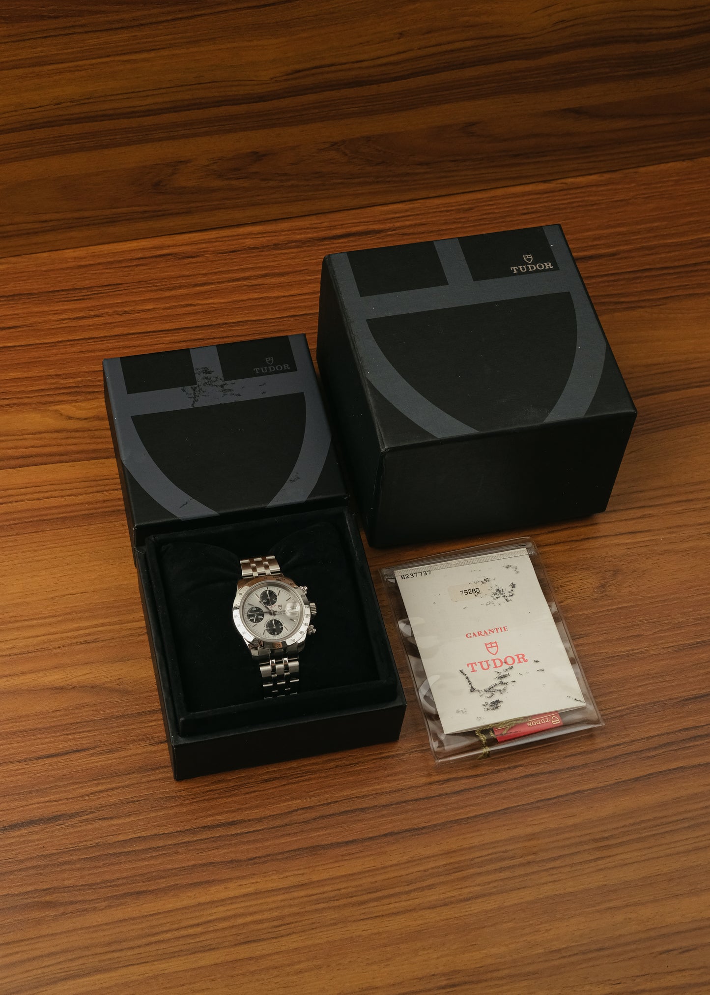 2000 Tudor Prince Date Chronograph "Panda Dial" (Box & Papers)