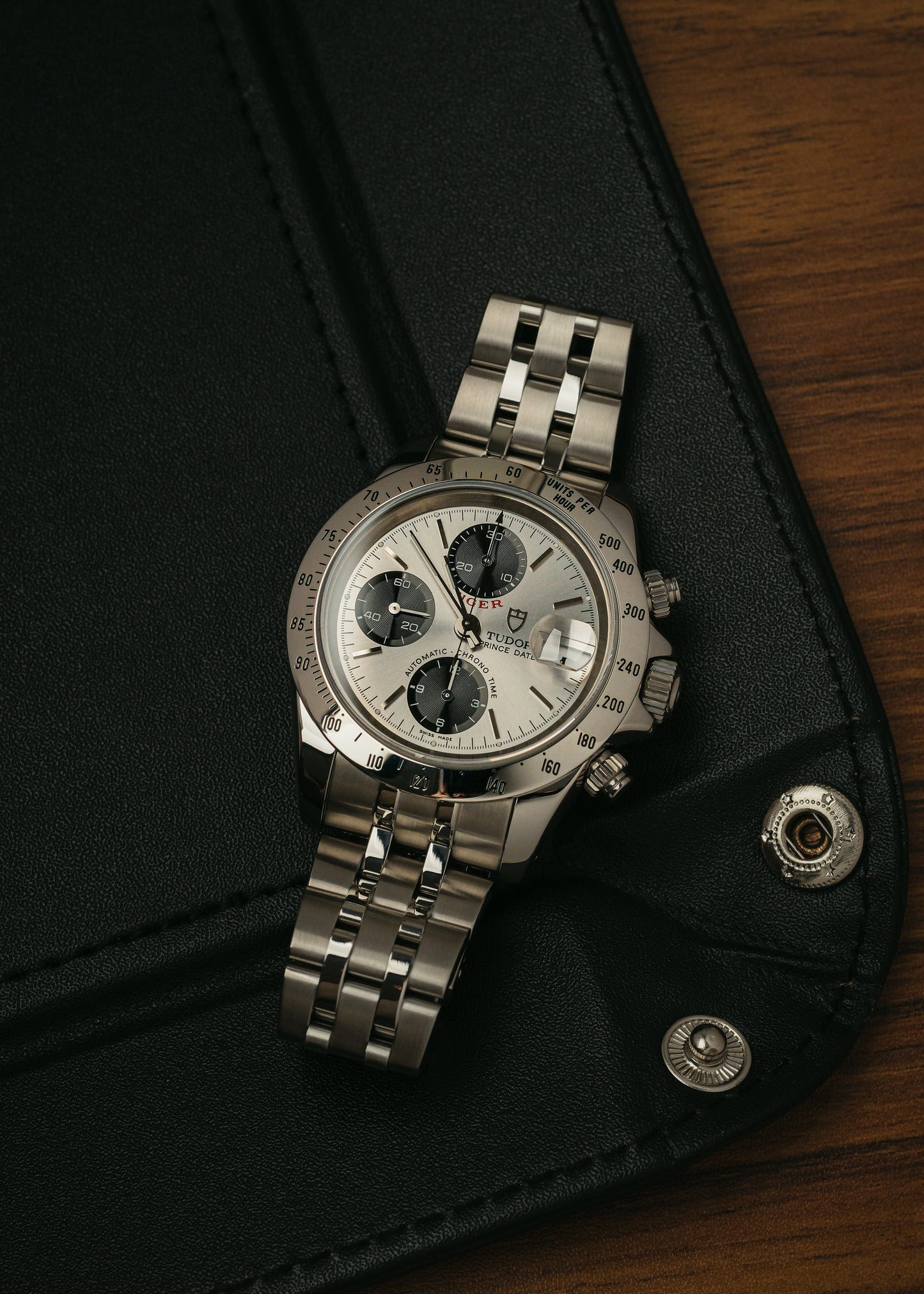 2000 Tudor Prince Date Chronograph "Panda Dial" (Box & Papers)