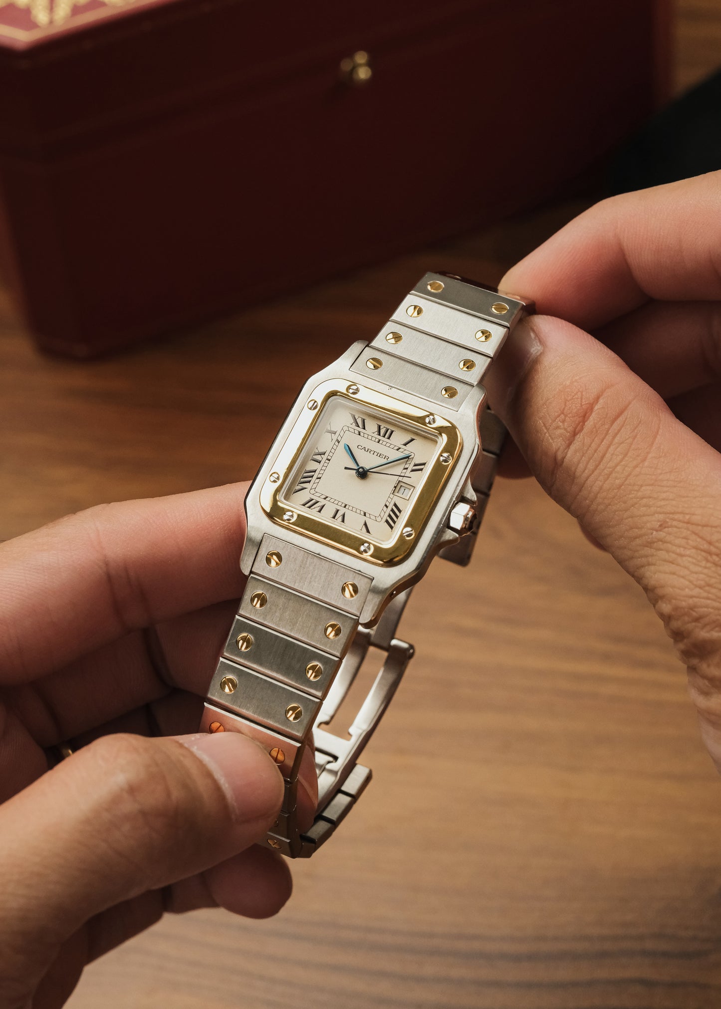 1990s Cartier Santos Carree (Box)