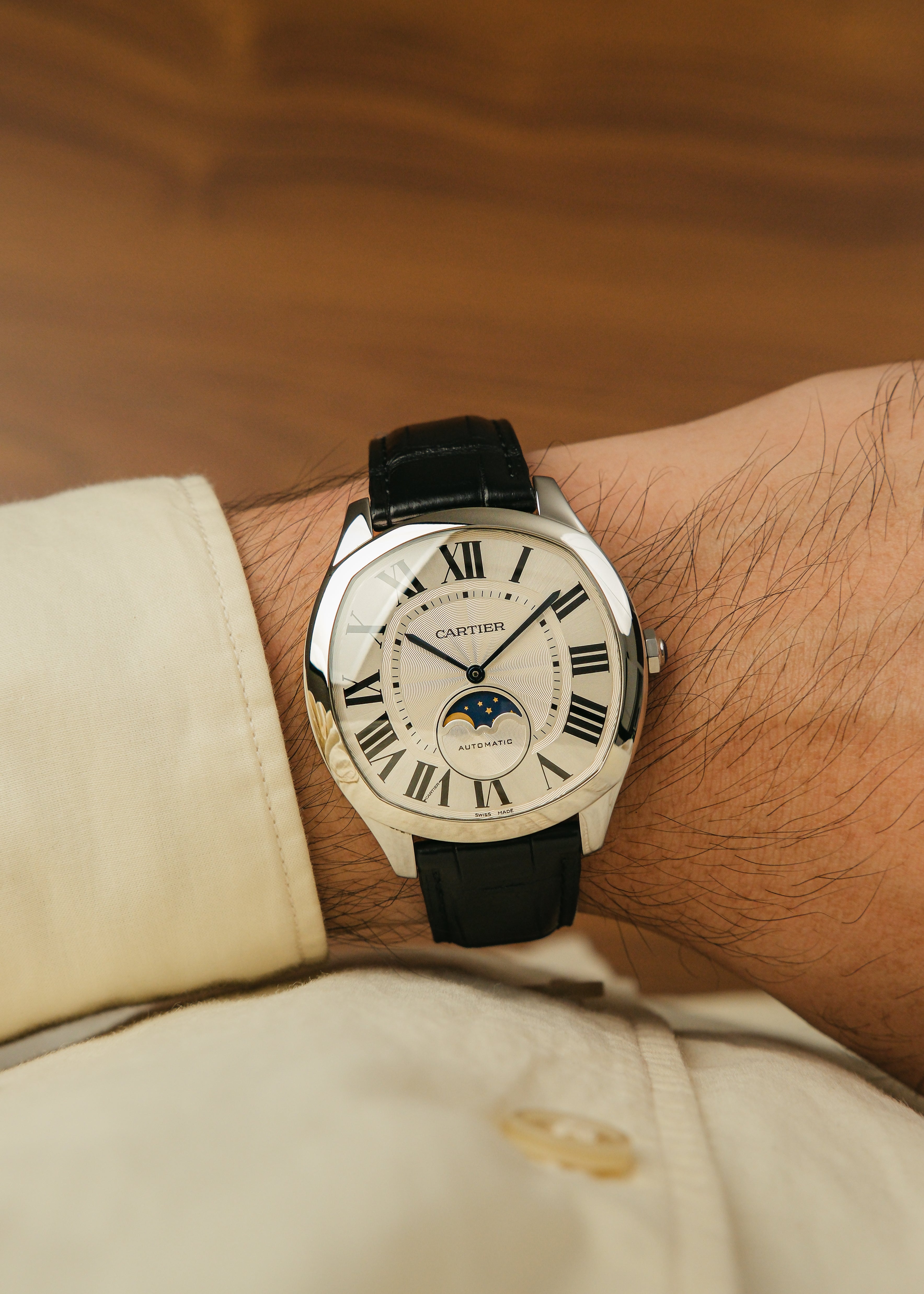 2017 Drive de Cartier Moon Phases (Box & Papers)