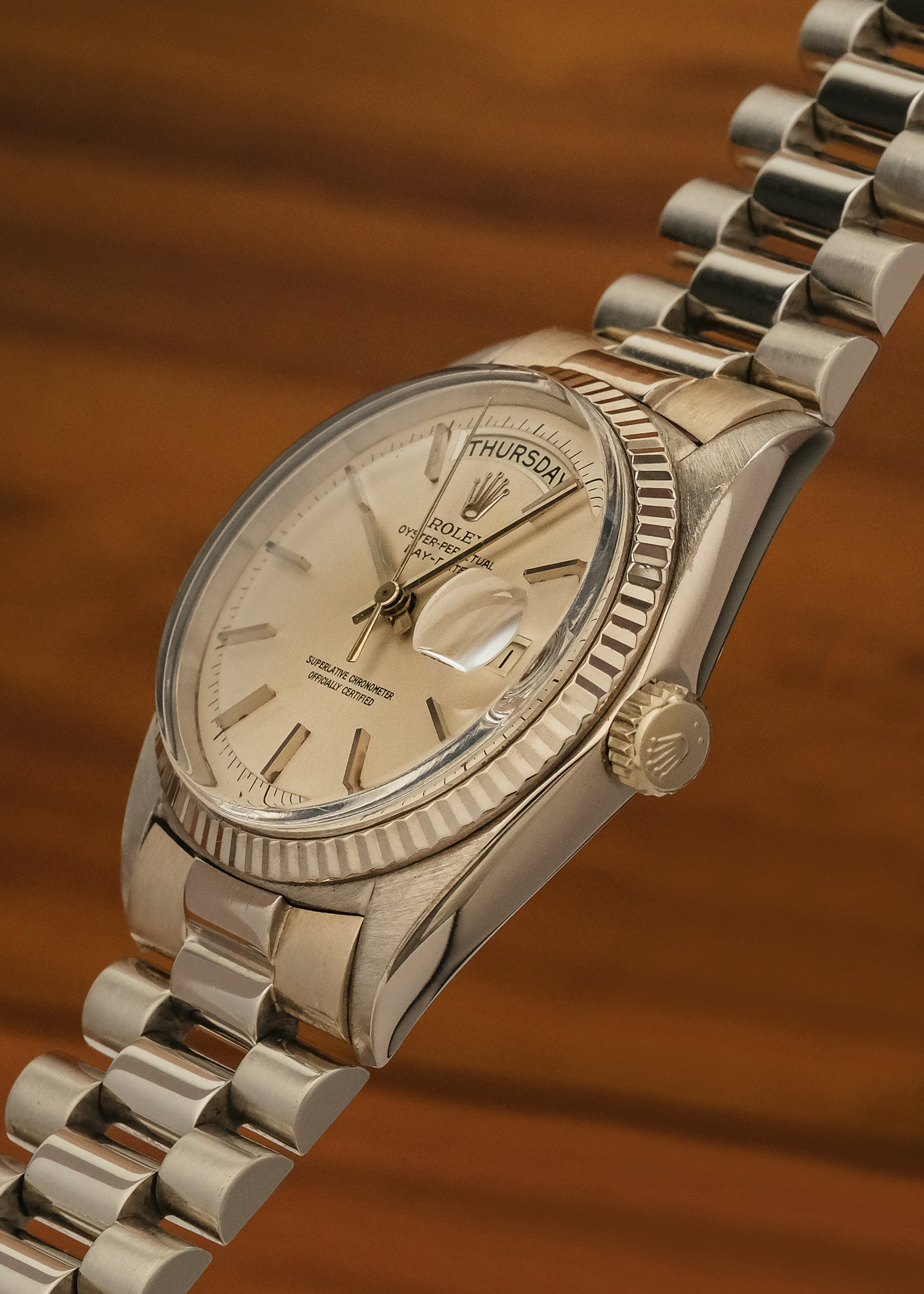 1970 Rolex Day-Date 18K Gold "Double-Dash Dial" (Box)