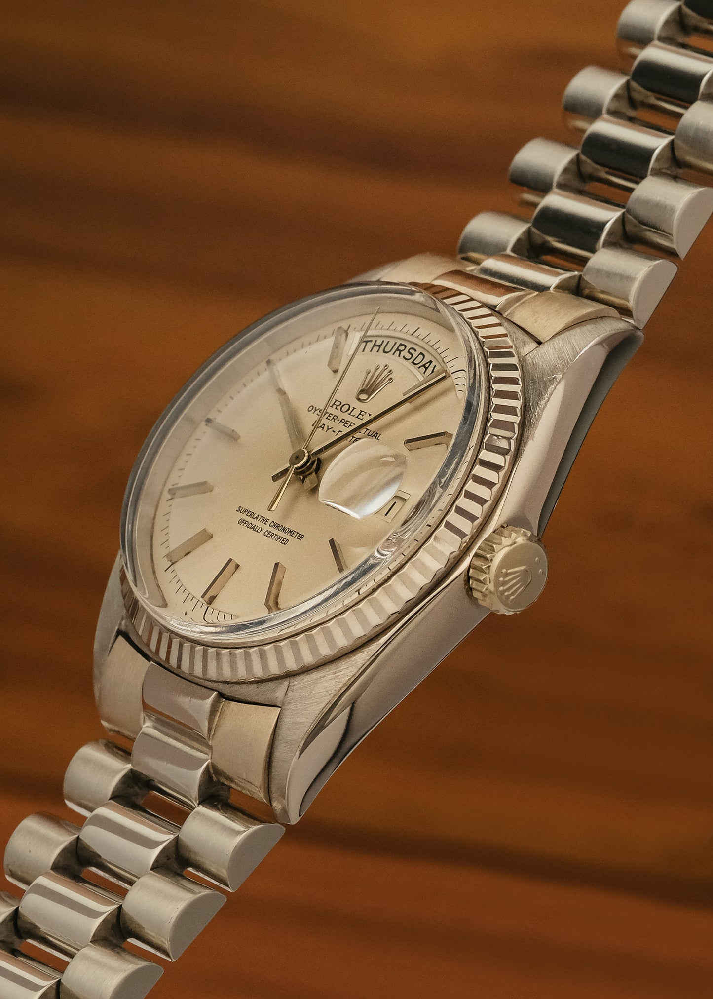 1970 Rolex Day-Date 18K Gold "Double-Dash Dial" (Box)