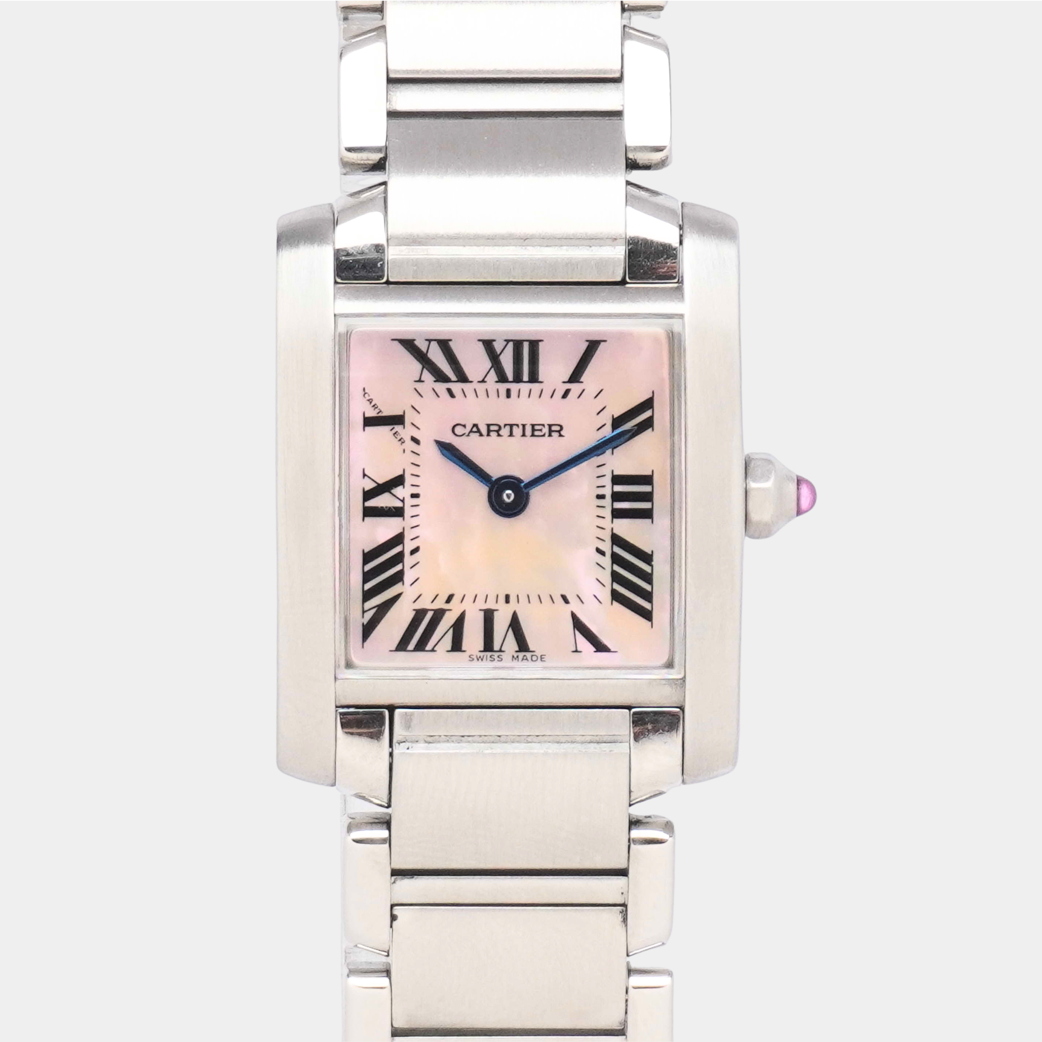 2024 Cartier Tank Francaise "Mother of Pearl" (Box / Warranty Card)