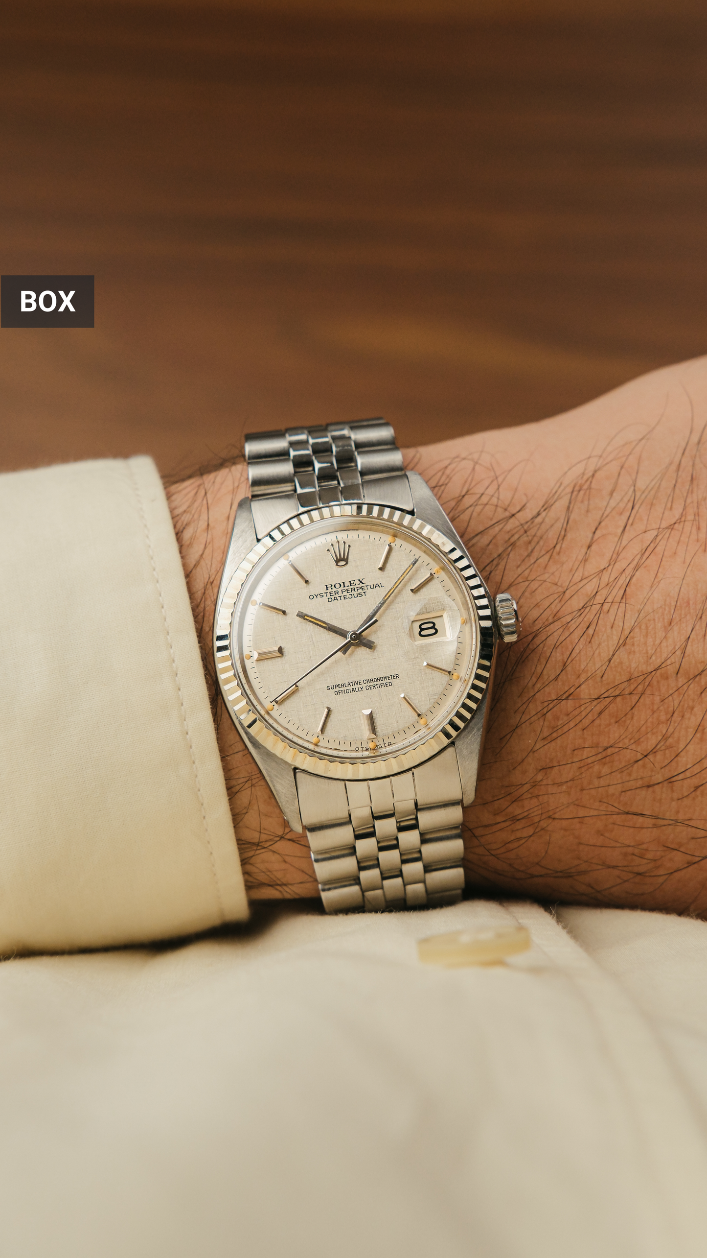 1979 Rolex Datejust "Linen Sigma Dial"