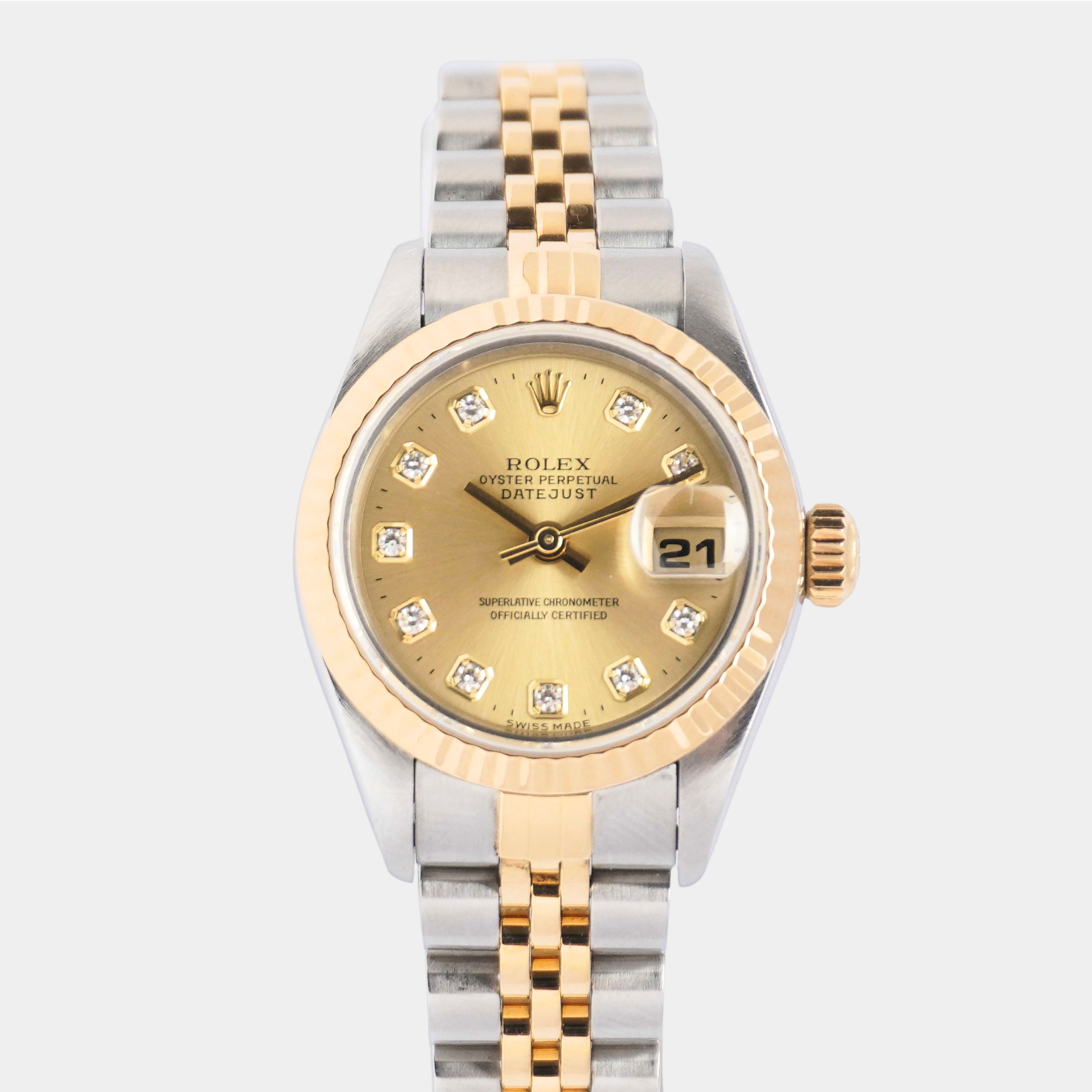 1997 Rolex Lady-Datejust "Big Diamonds" (Boxes / RSC Card / Booklets)