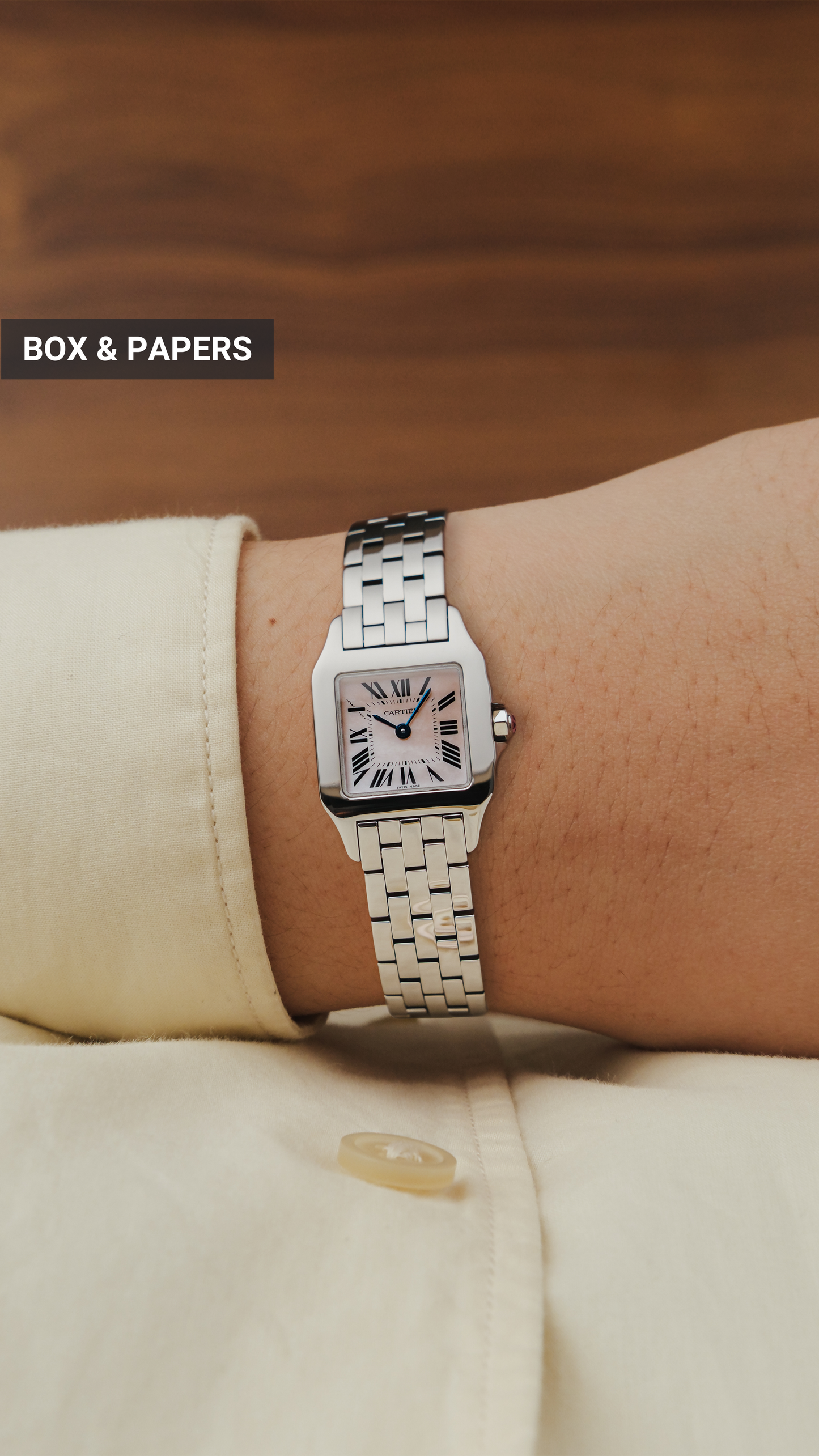 2017 Cartier Santos Demoiselle "Mother of Pearl"