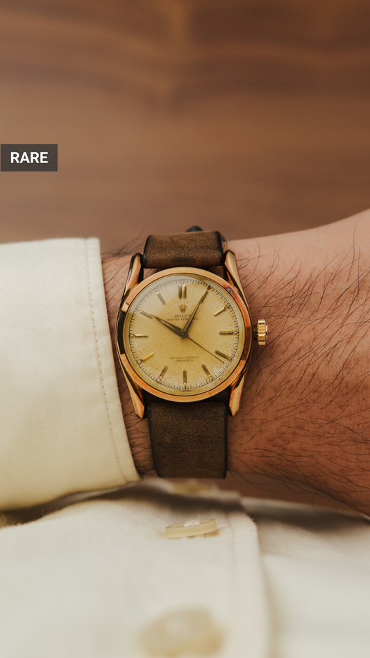 1952 Rolex Oyster Perpetual 18K Gold "Bombay"
