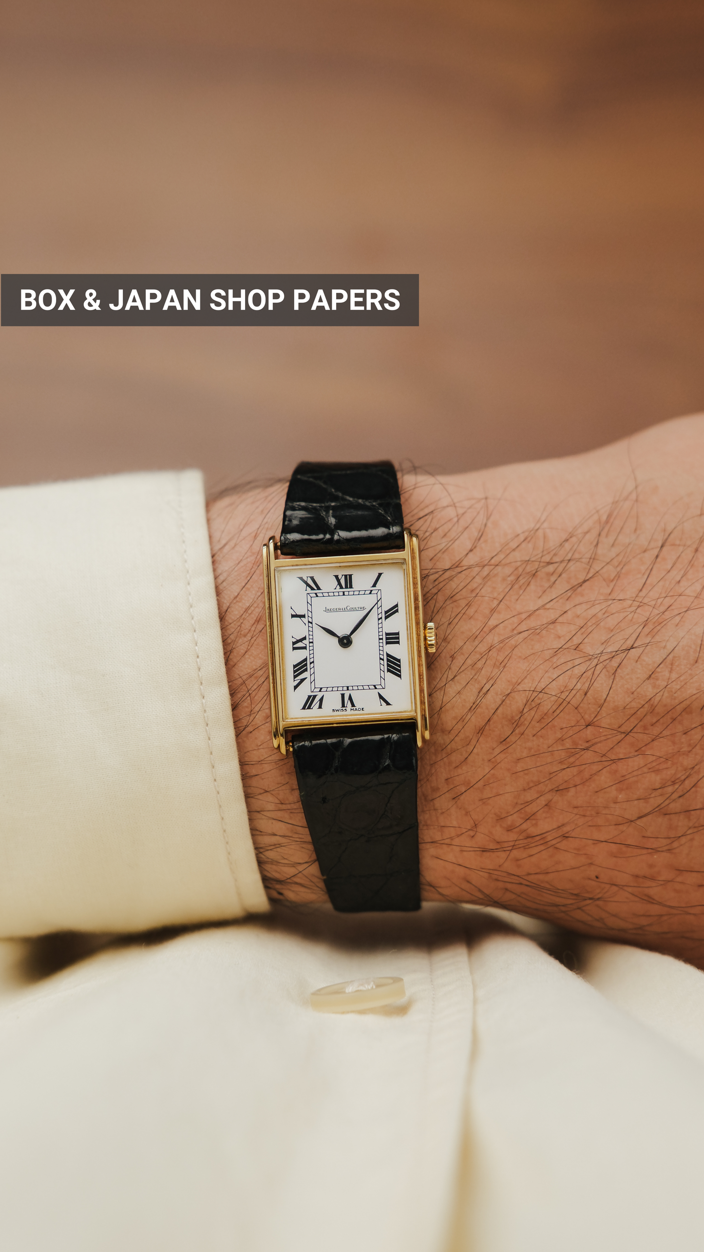 1970s Jaeger-LeCoultre Tank 18K Gold