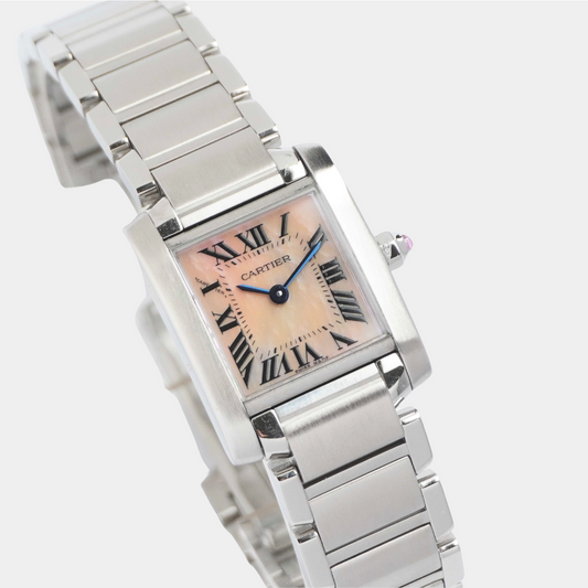 2018 Cartier Tank Francaise "Mother of Pearl" (Box / Card)