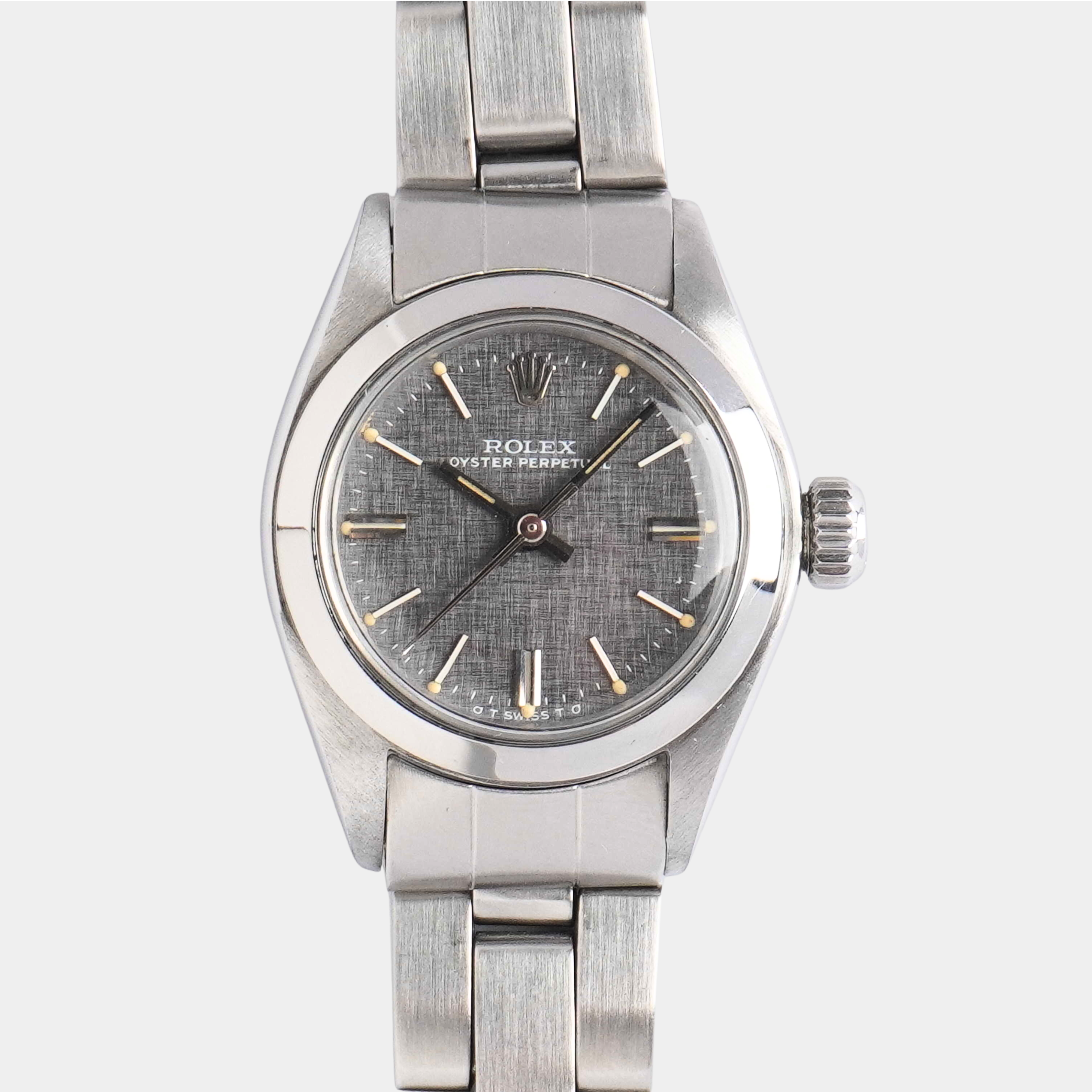 1975 Rolex Lady-Oyster Perpetual "Linen Sigma Dial"