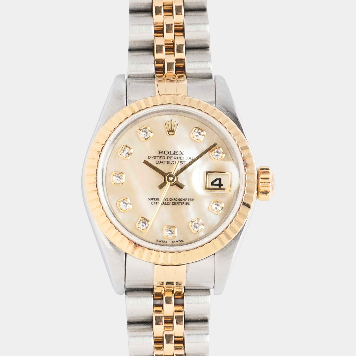 Rolex Lady-Datejust "Mother-of-Pearl Big Diamonds" (Boxes / Booklet)