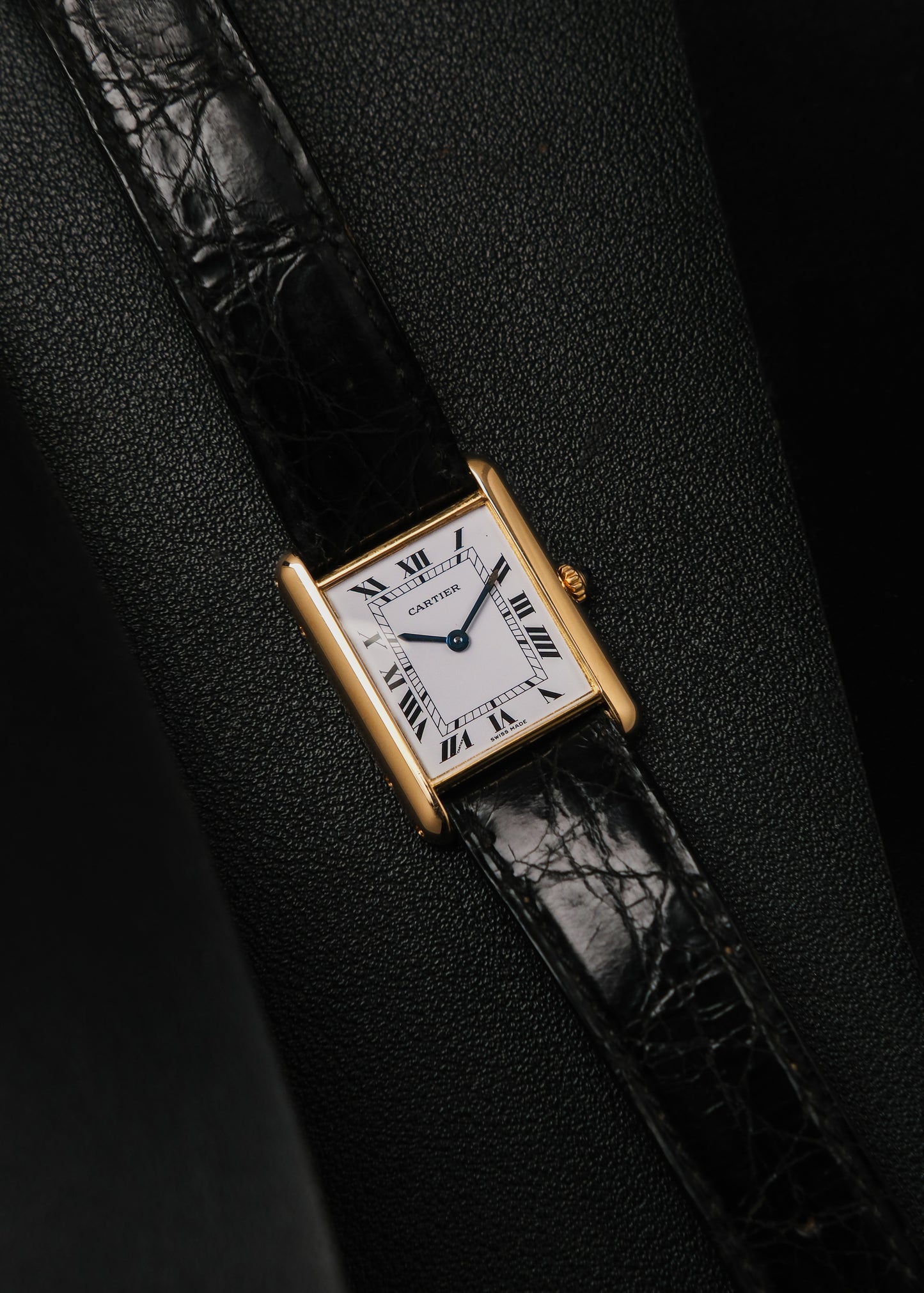 1980s Cartier Tank Louis 18K Gold