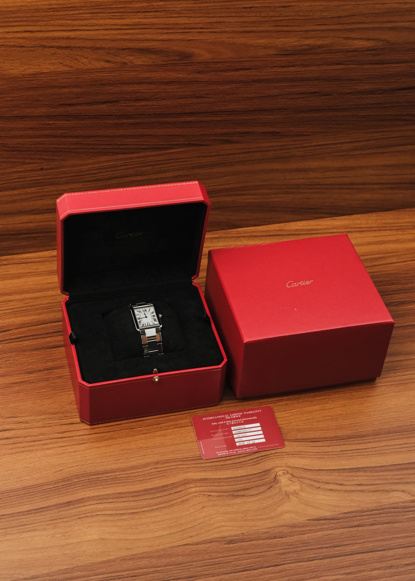 2019 Cartier Tank Solo (Box & Papers)