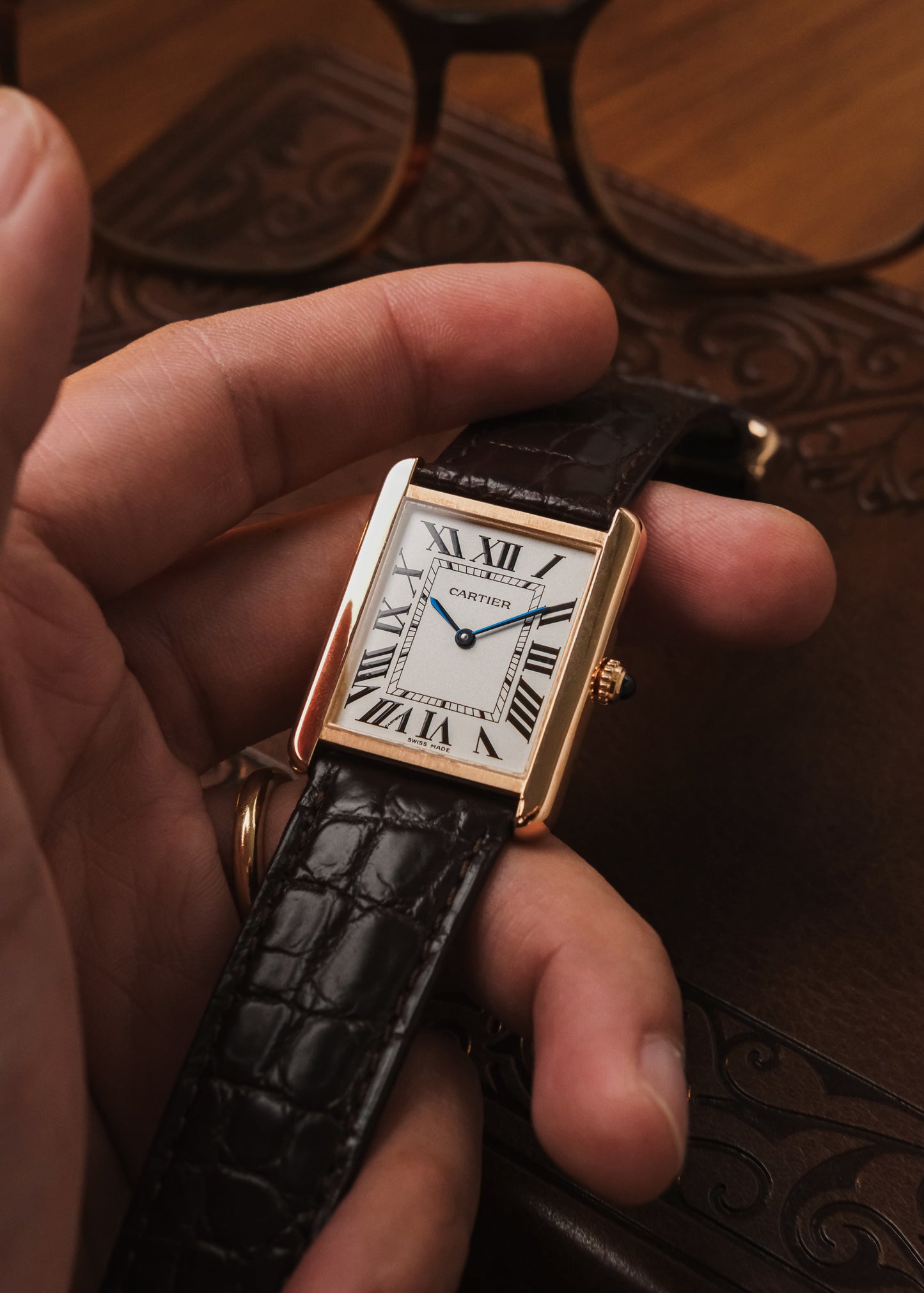 2018 Cartier Tank Solo 18K Gold (Box & Papers)