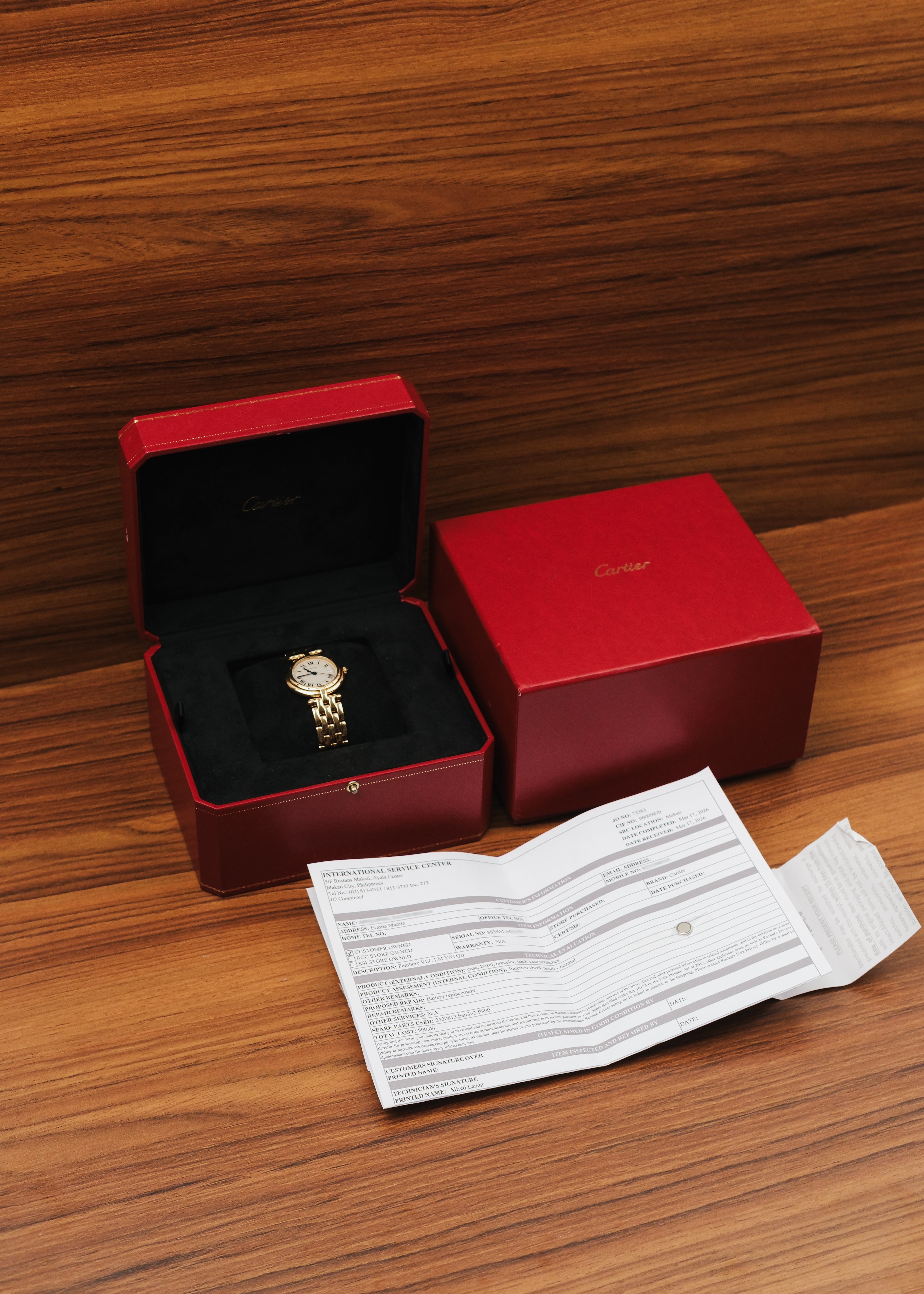 1990s Cartier Panthere Vendome 18K Gold
