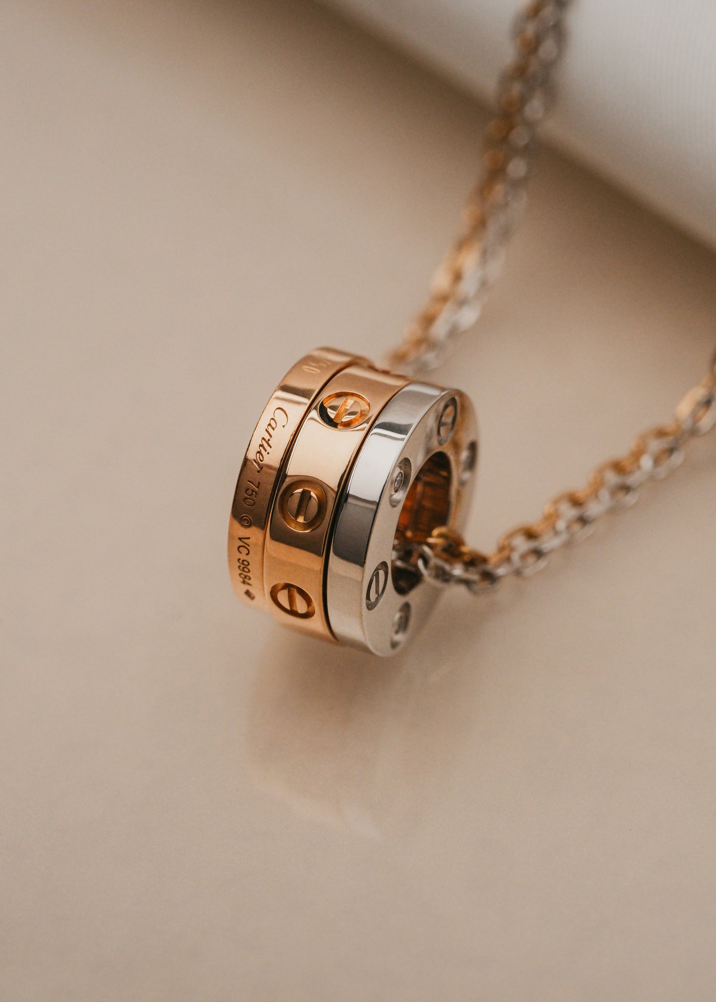 Cartier Love Pendant Necklace (Box)