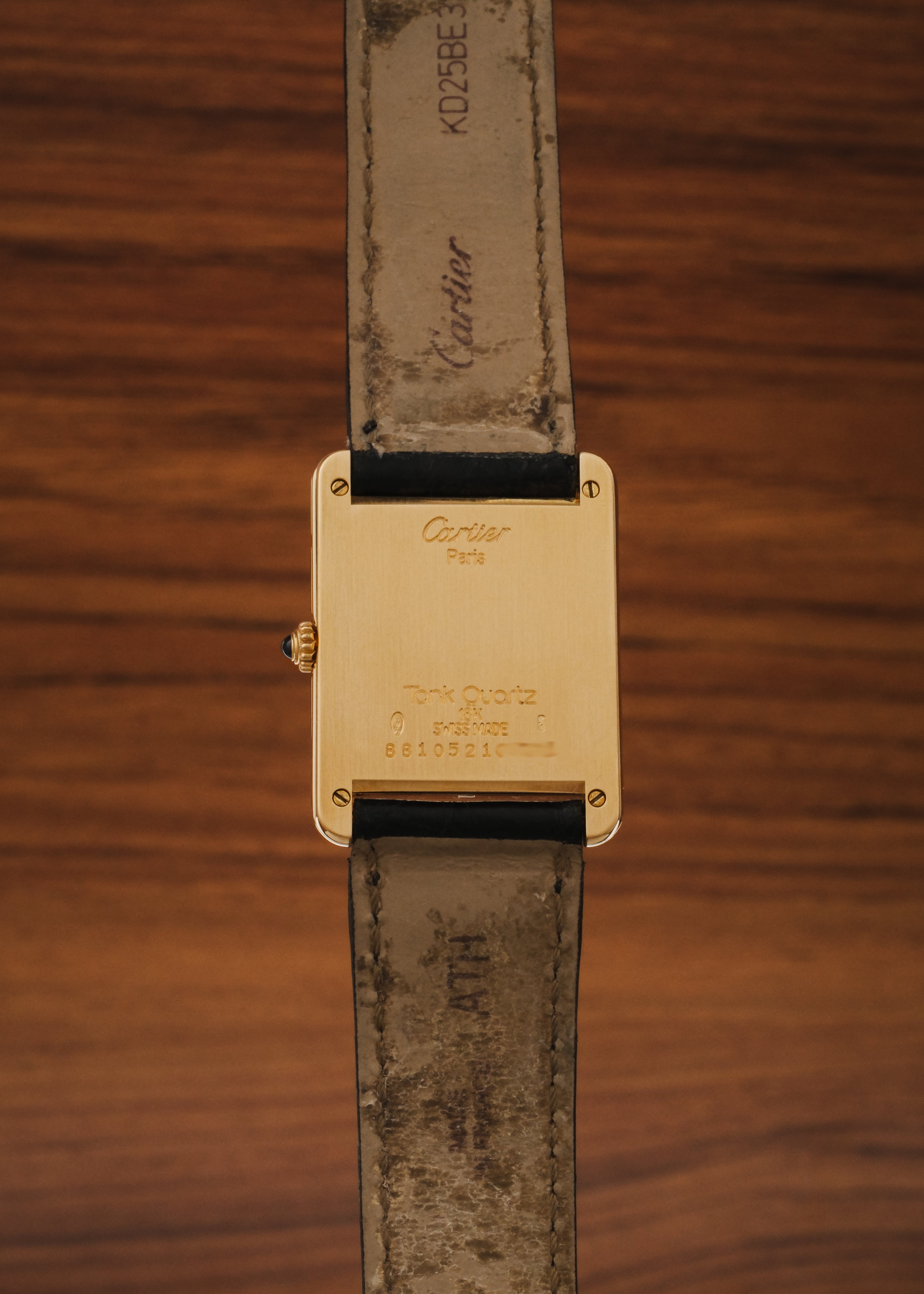 1980s Cartier Tank Louis 18K Gold