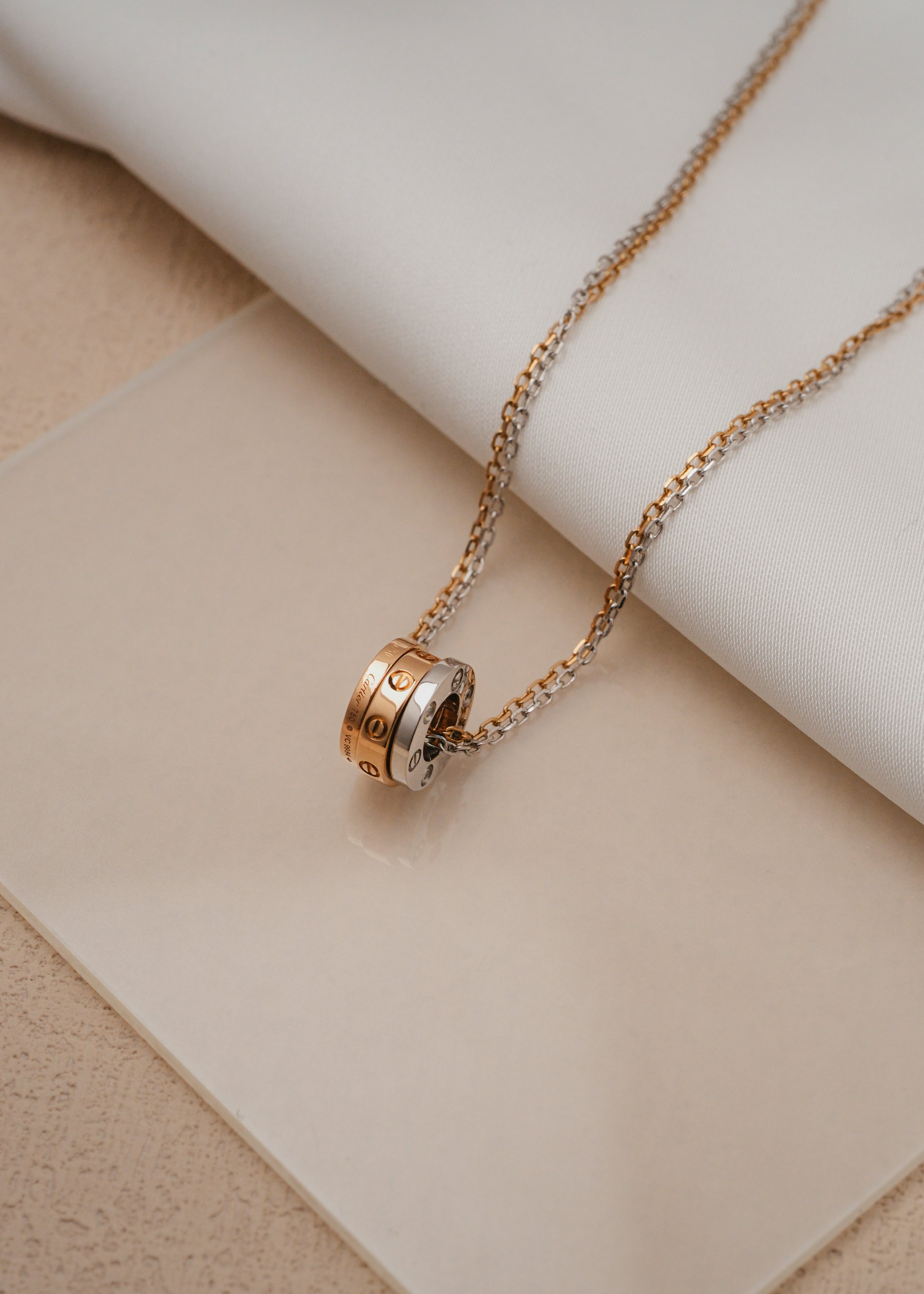 Cartier Love Pendant Necklace (Box)