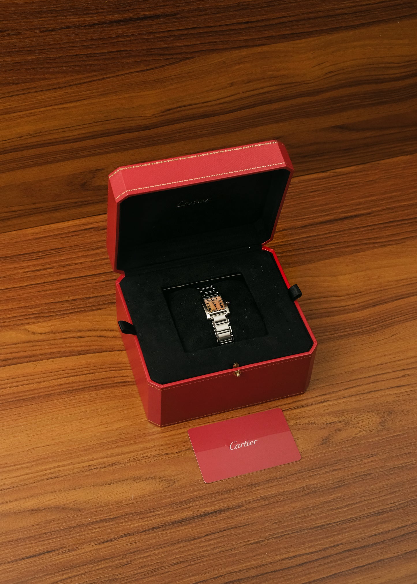 2023 Cartier Tank Francaise "Mother of Pearl" (Box & Papers)
