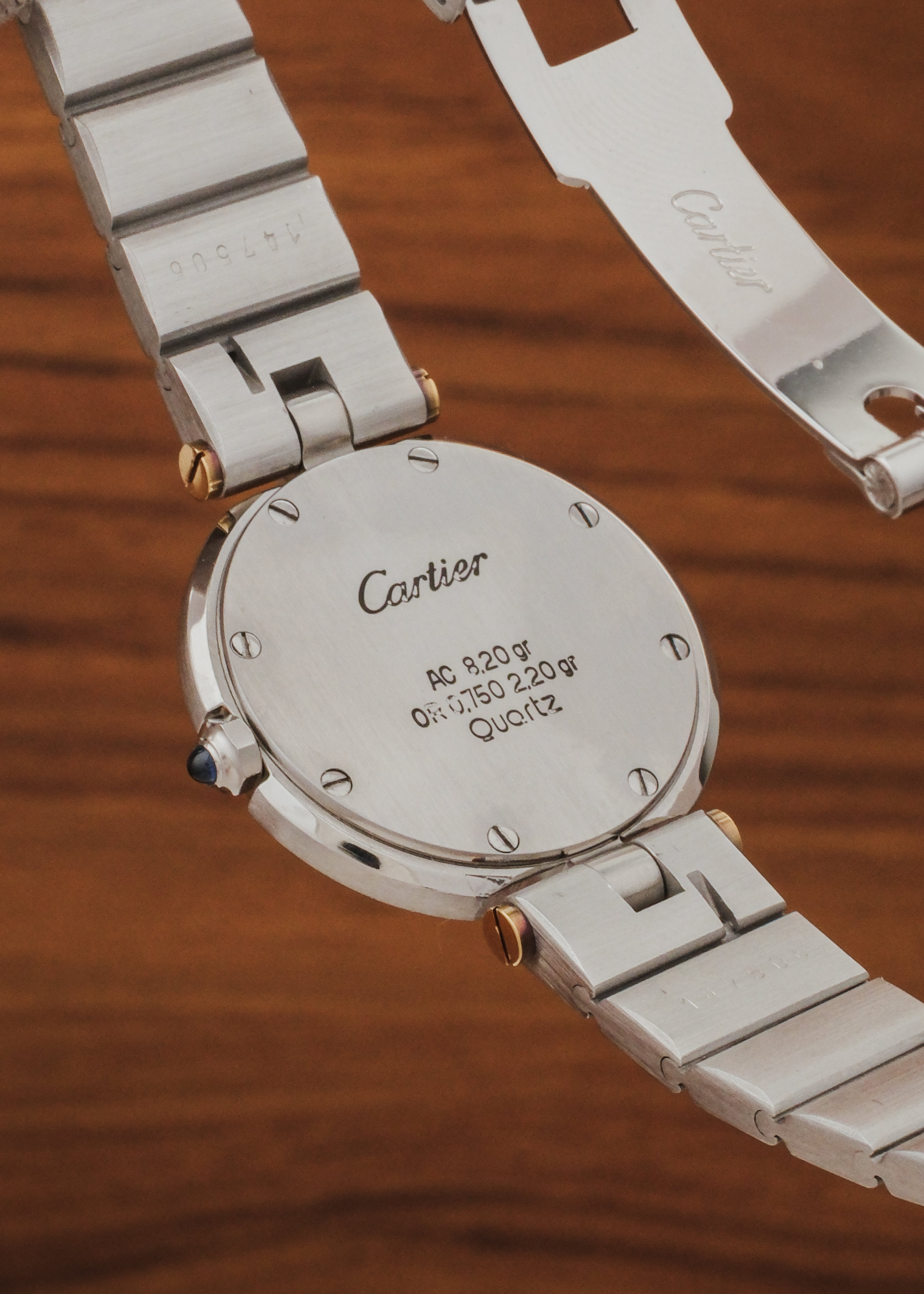 1982 Cartier Santos Round (Box & Papers)