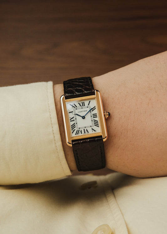 2020 Cartier Tank Solo 18K Gold (Box & Papers)