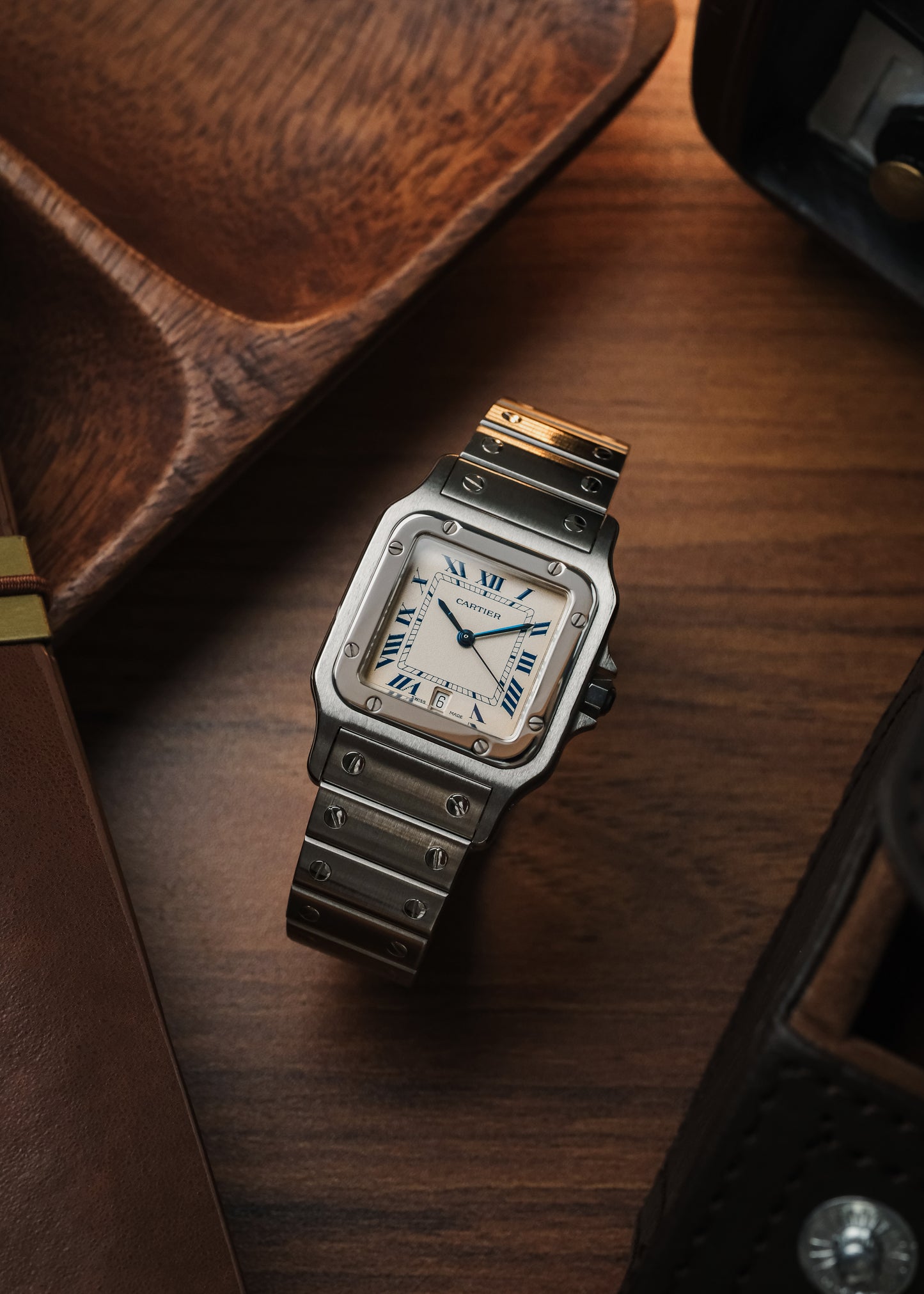 2000s Cartier Santos Galbee (Box)