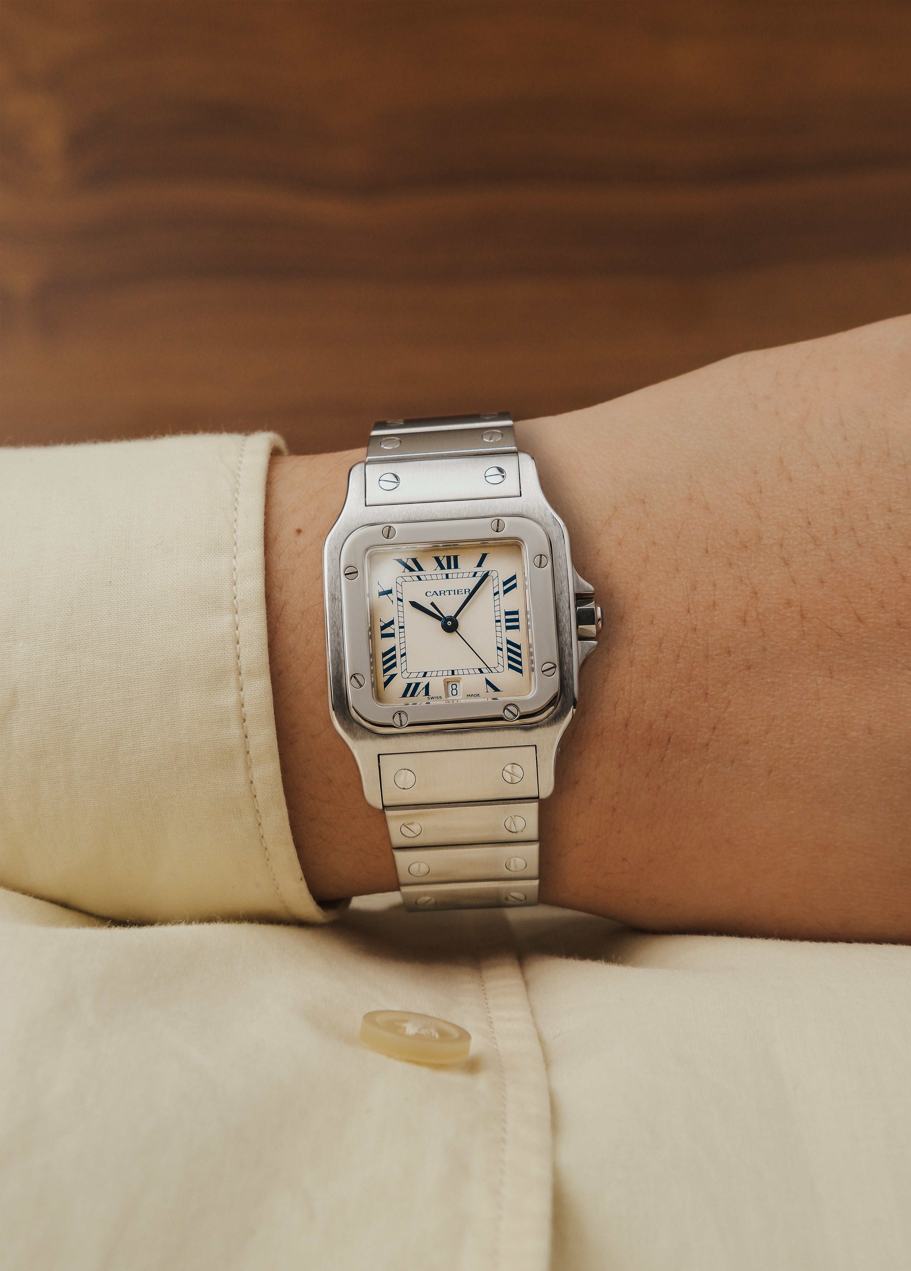 2000s Cartier Santos Galbee (Box)