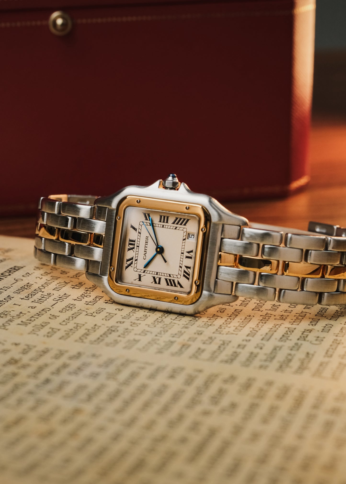 1990s Cartier Panthere "1 Row Bracelet" (Box)