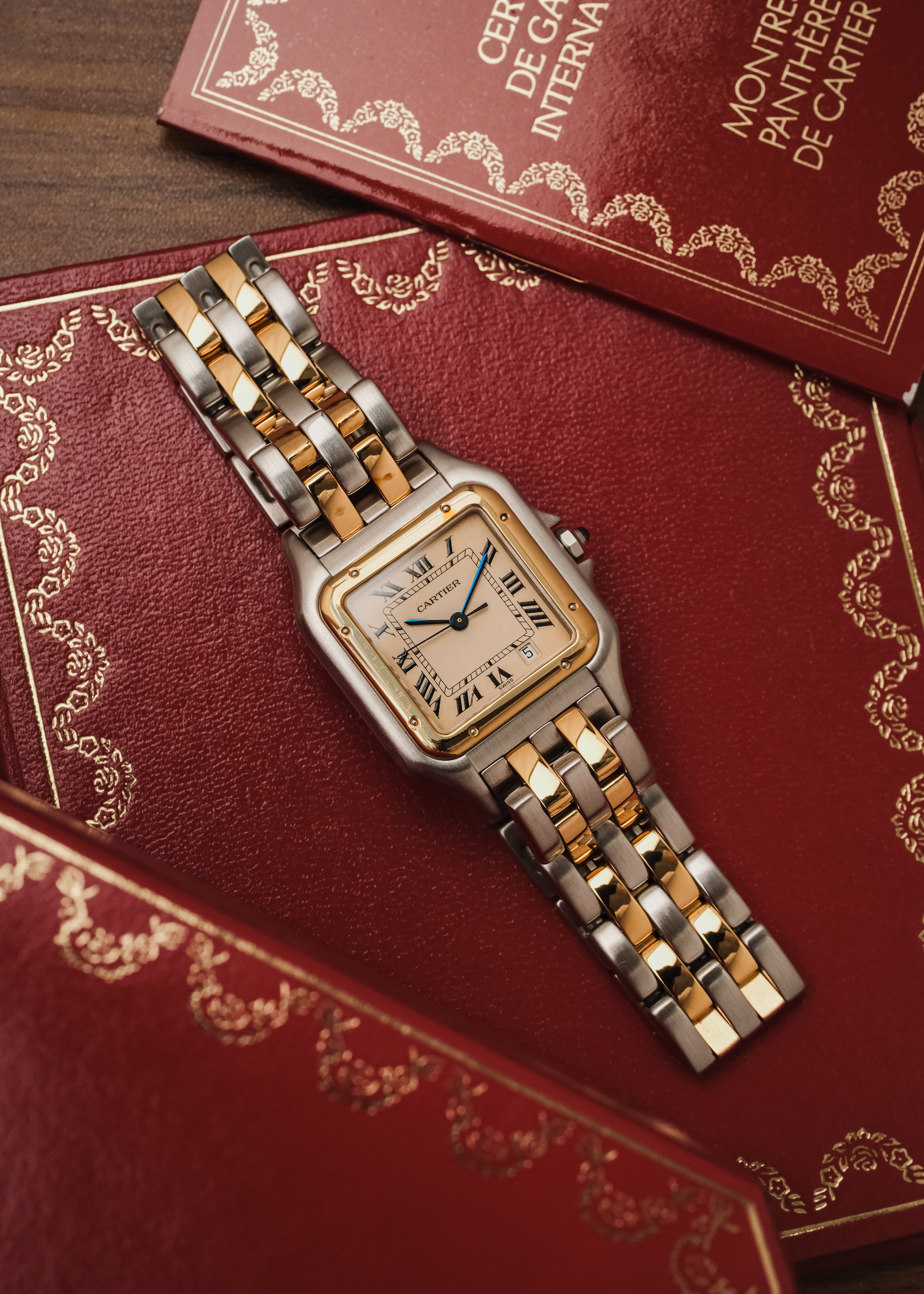 1993 Cartier Panthere "2 Row Bracelet" (Box & Papers) *ON HOLD*