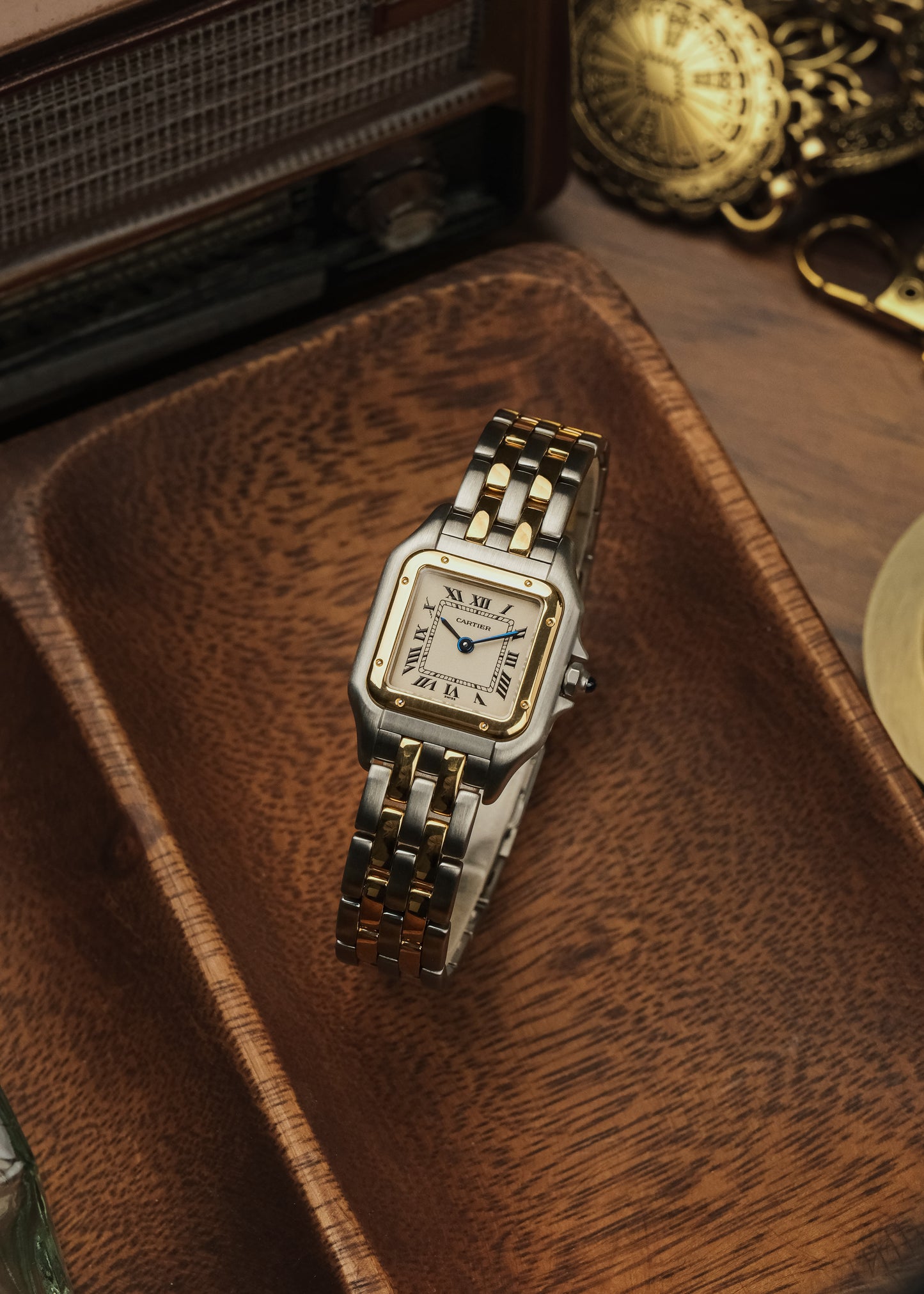 1990s Cartier Panthere "2 Row Bracelet"