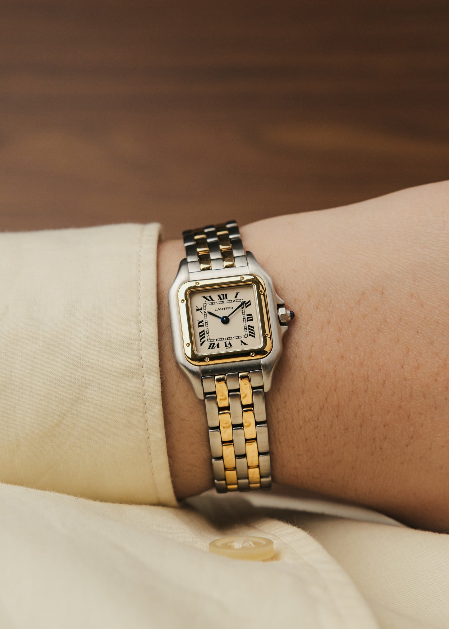 1990s Cartier Panthere "2 Row Bracelet"