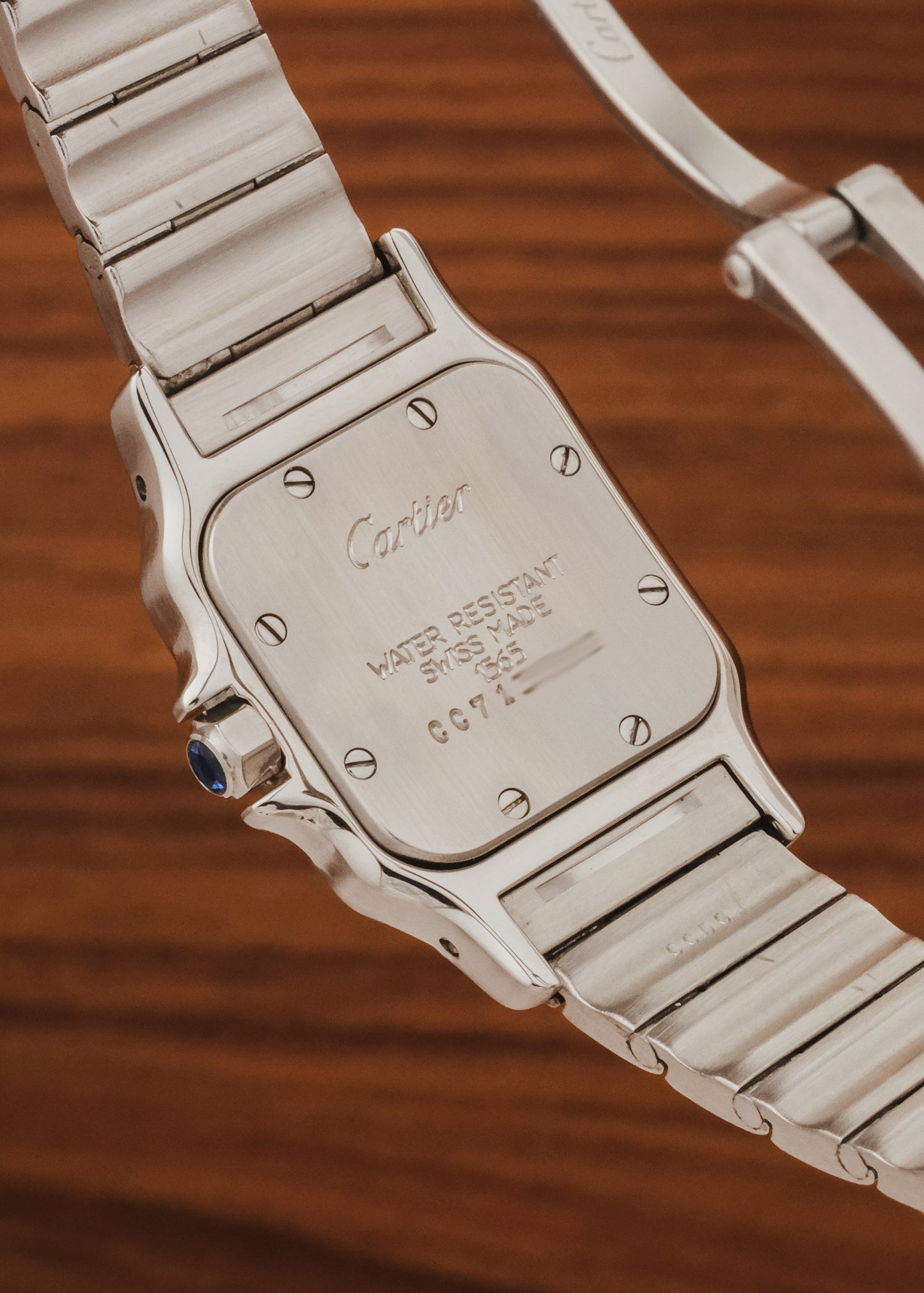 1990s Cartier Santos Galbee (Box & Papers)