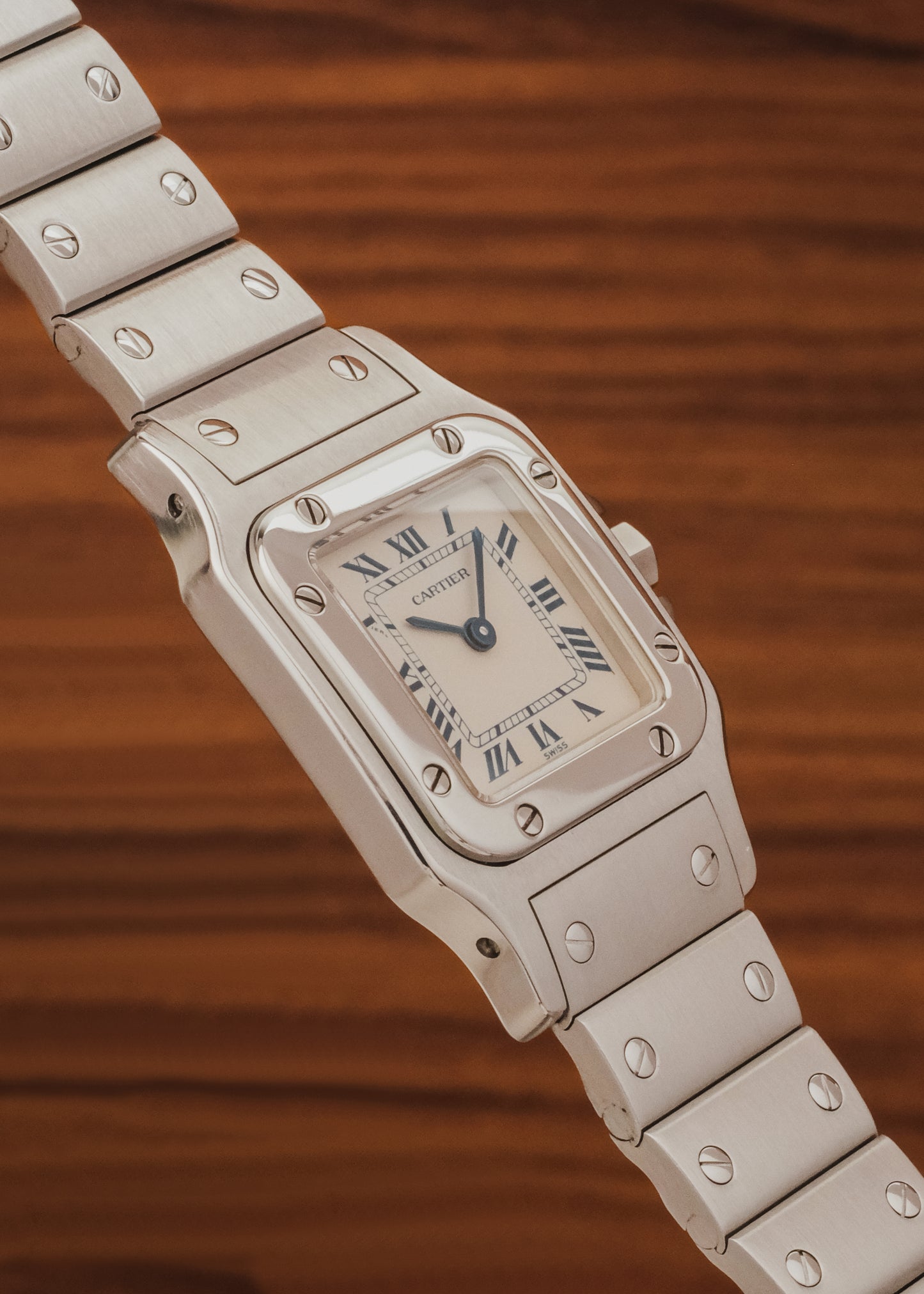 1990s Cartier Santos Galbee (Box & Papers)