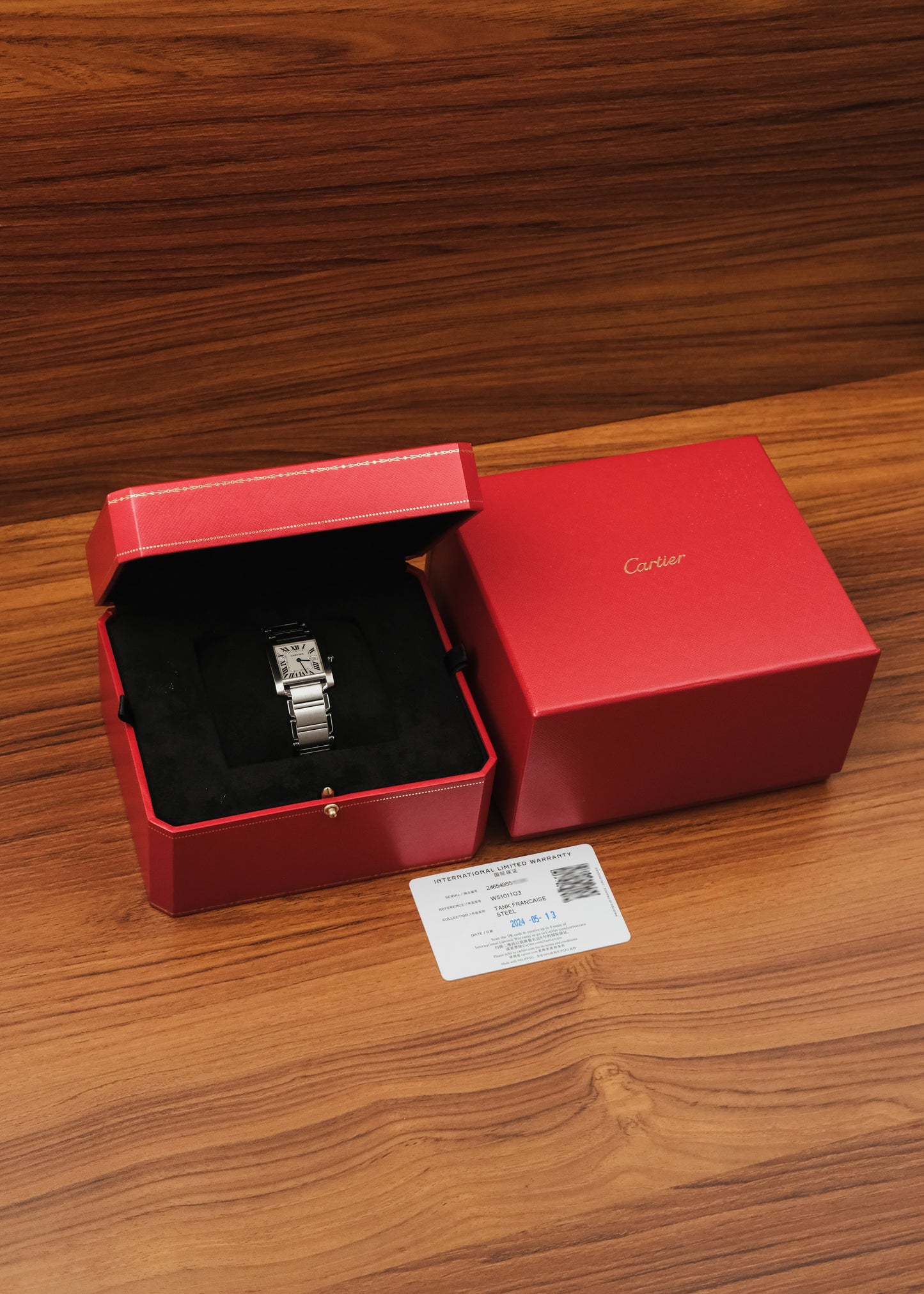 2024 Cartier Tank Francaise (Box & Papers)