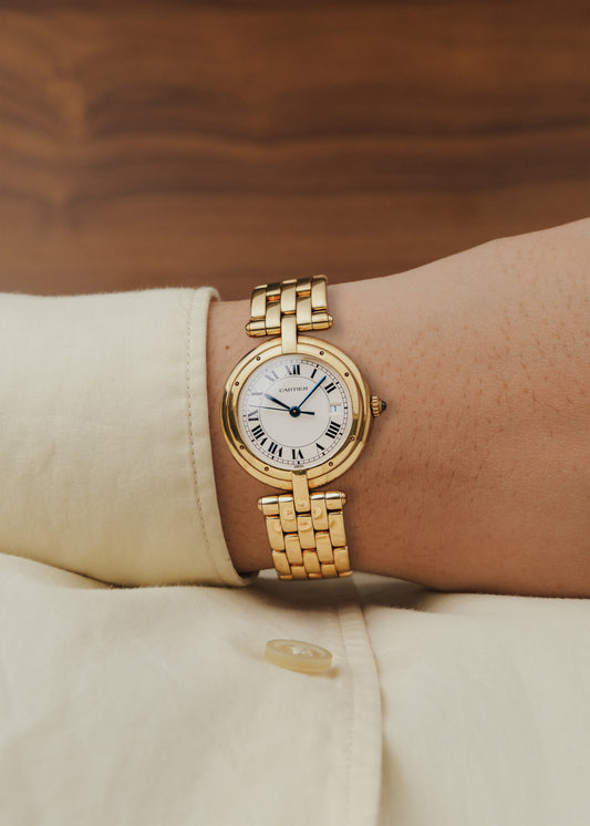 1990s Cartier Panthere Vendome 18K Gold (Box & Service Center Papers)