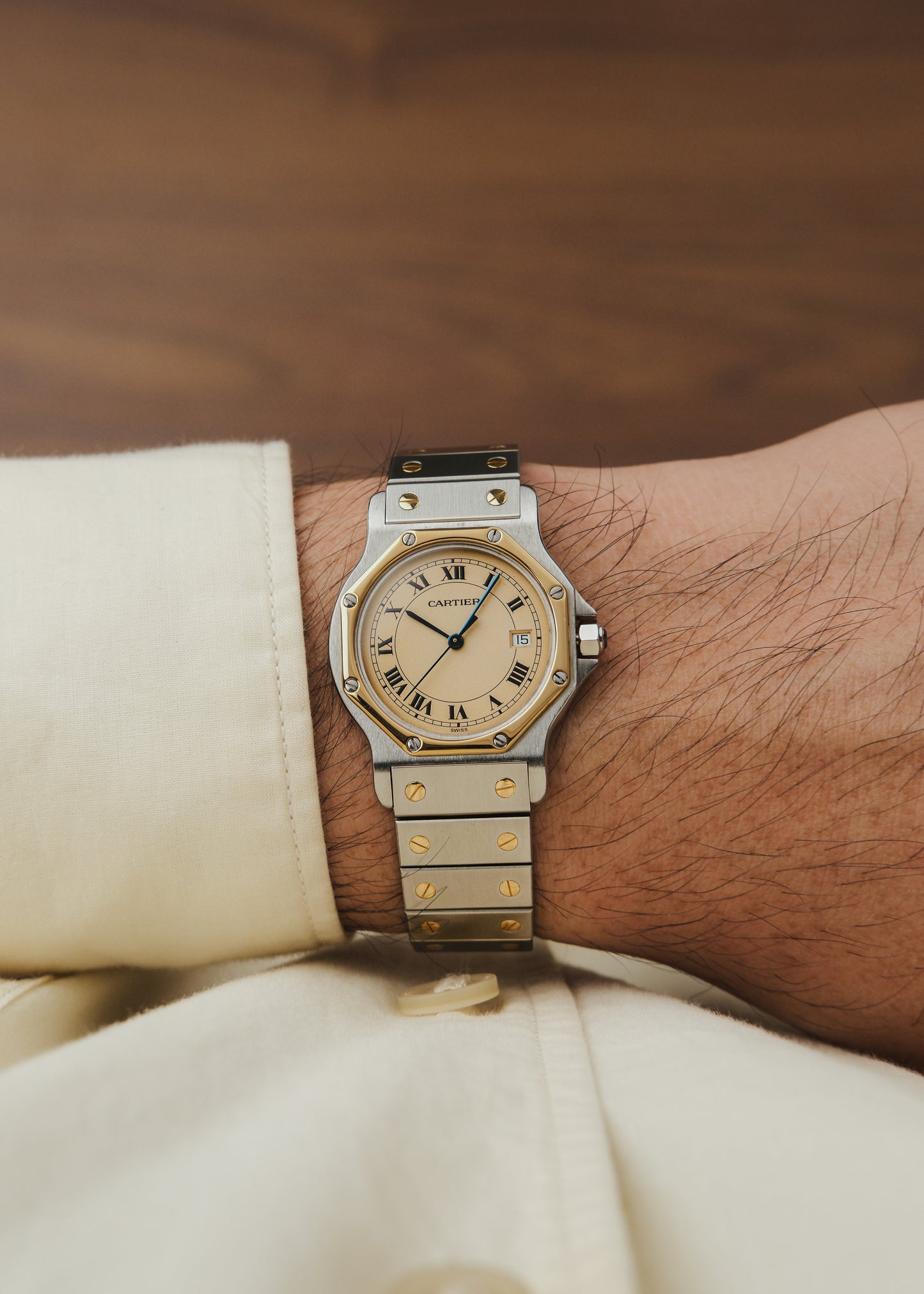 1990s Cartier Santos Octagon