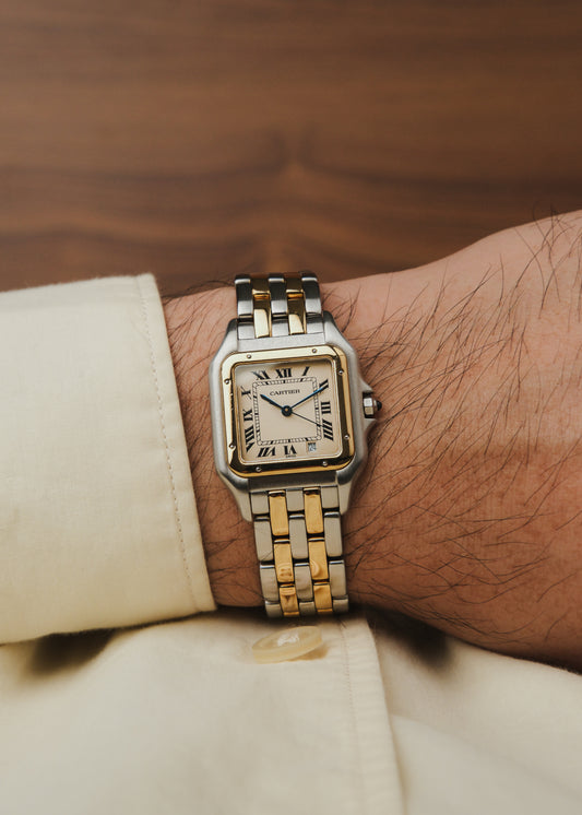 1990s Cartier Panthere "2 Row Bracelet" (Box)