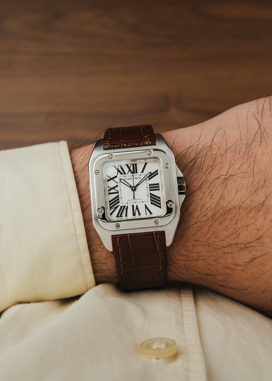 2023 Cartier Santos 100 (Box & Papers)