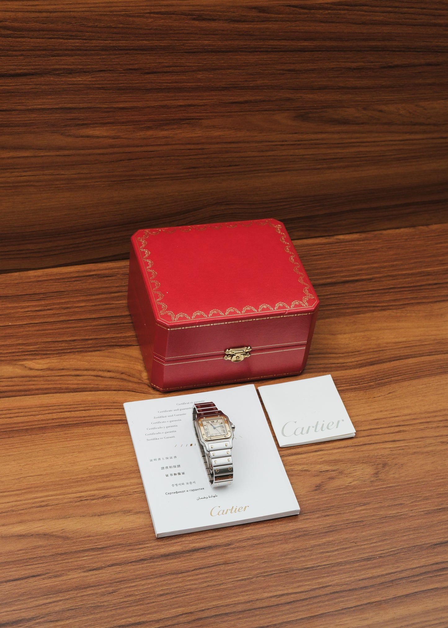 2000s Cartier Santos Galbee (Box & Papers)