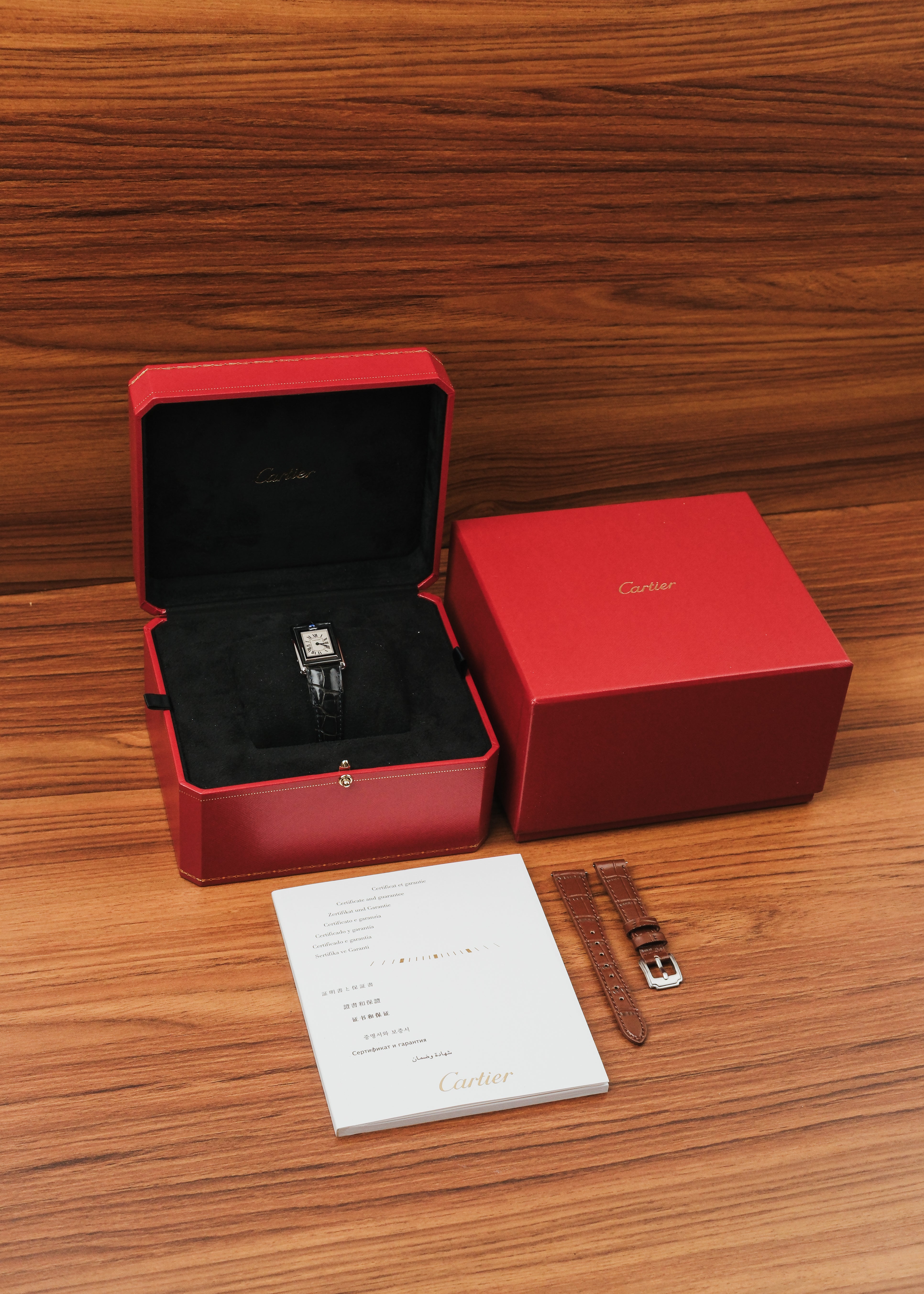 2000s Cartier Tank Basculante (Box & Papers)