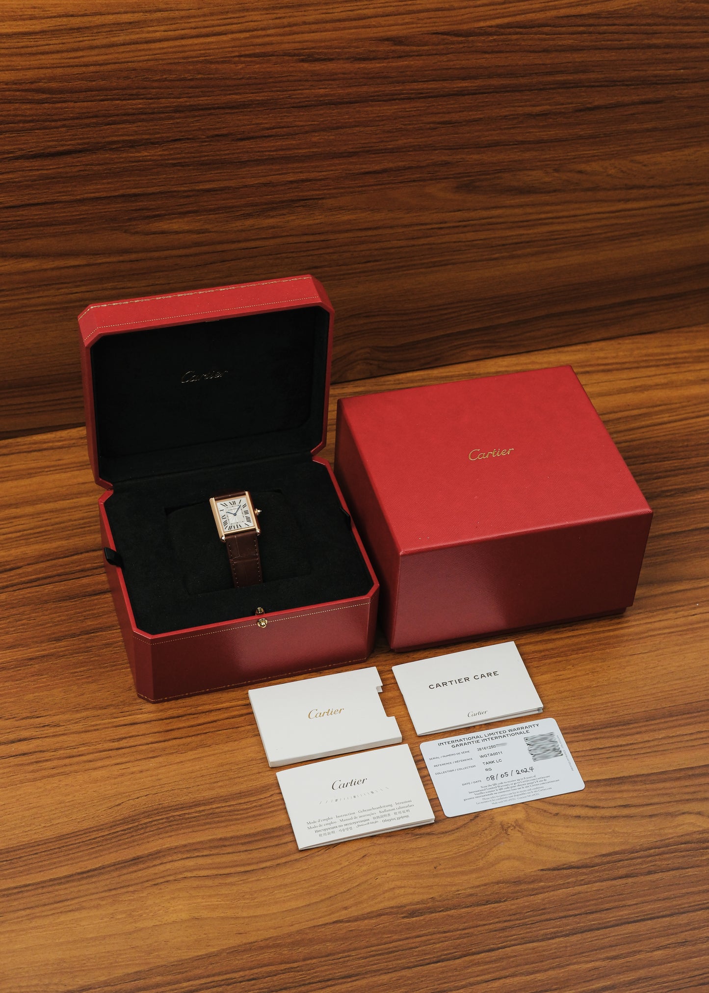 2024 Cartier Tank Louis 18K Gold (Box & Papers)