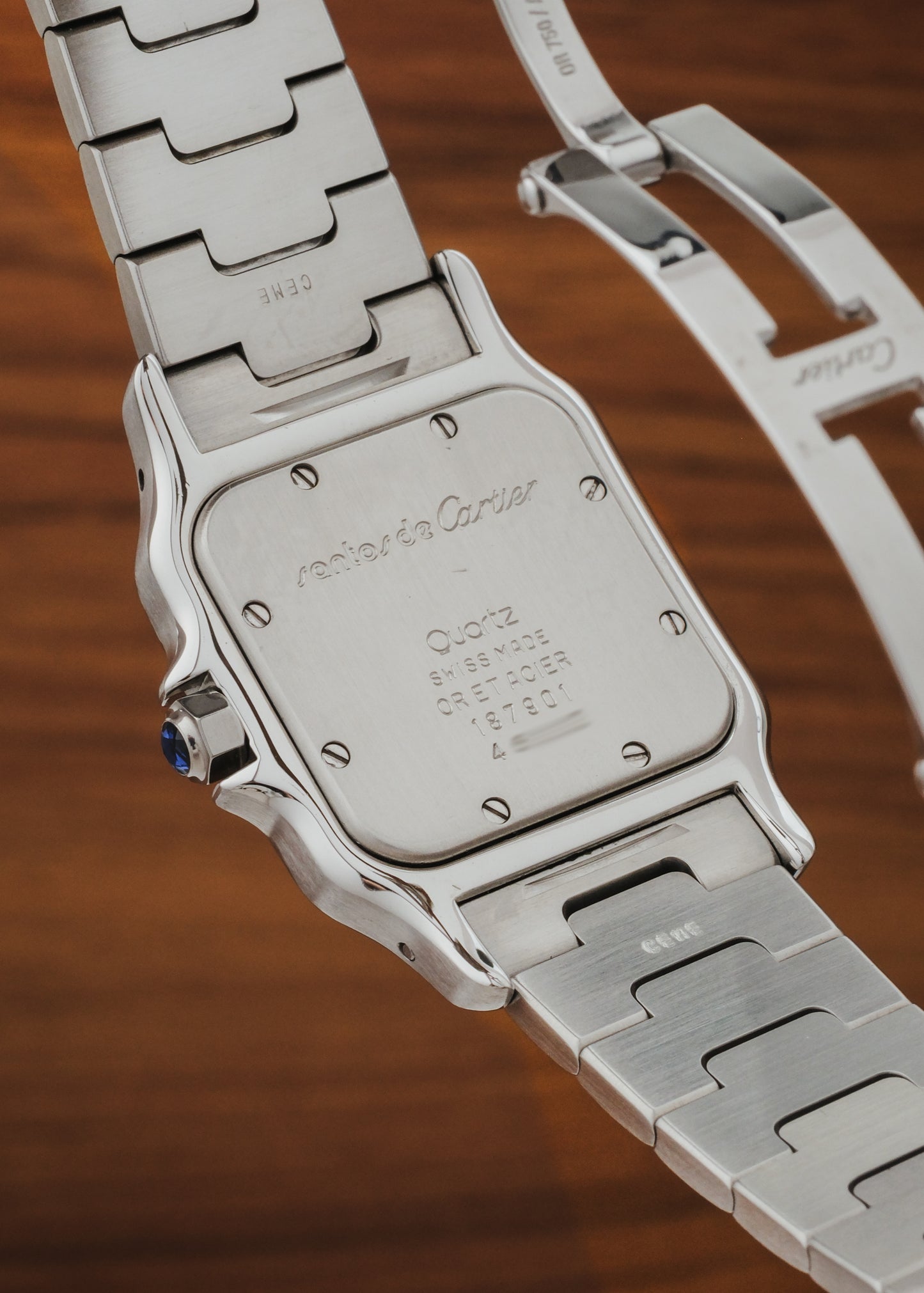 2000s Cartier Santos Galbee (Box & Papers)