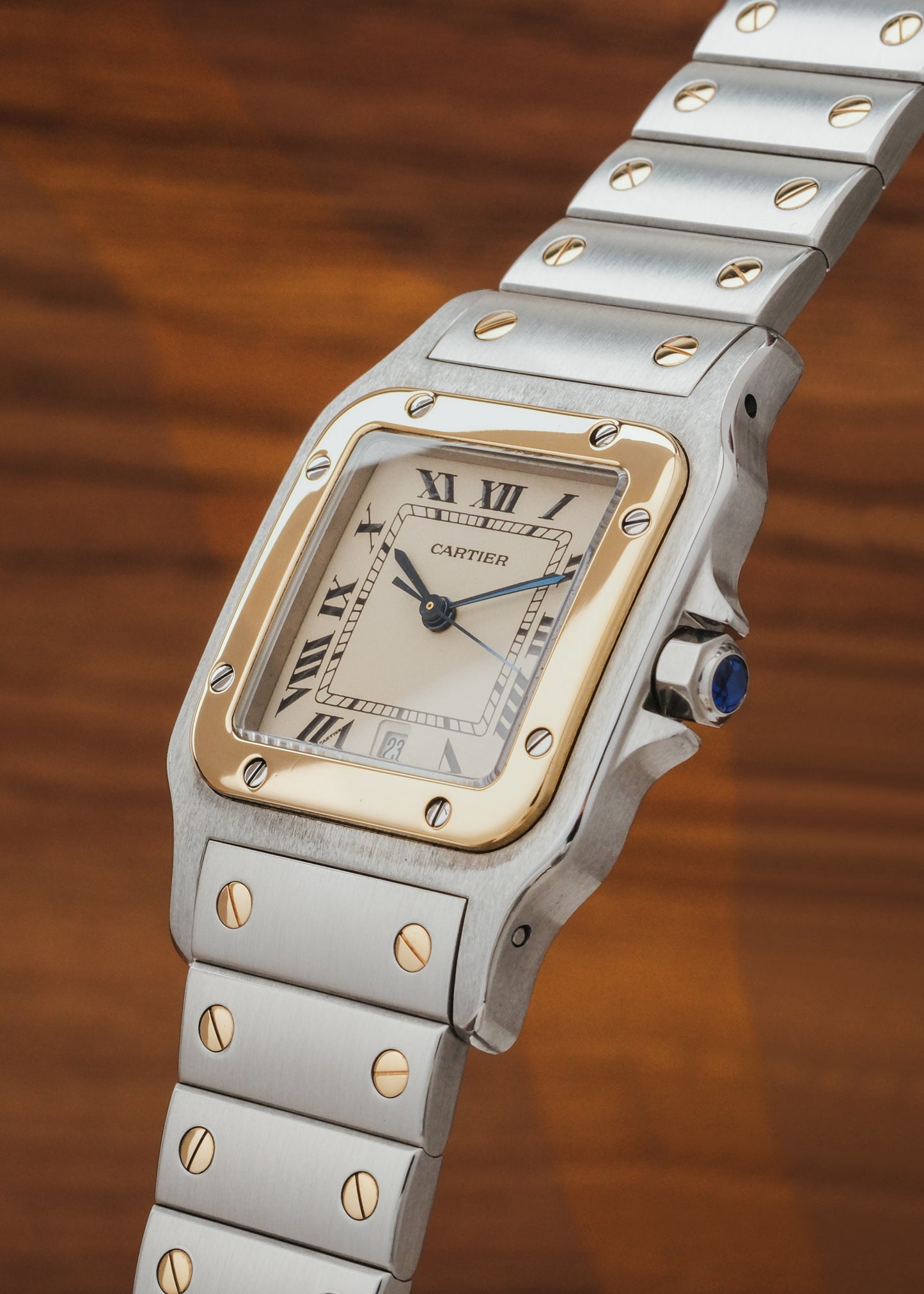 2000s Cartier Santos Galbee (Box & Papers)