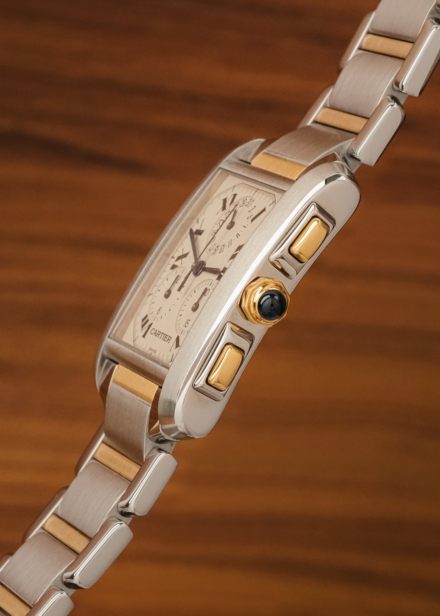 2023 Cartier Tank Francaise "Chronoflex" (Box & Papers)