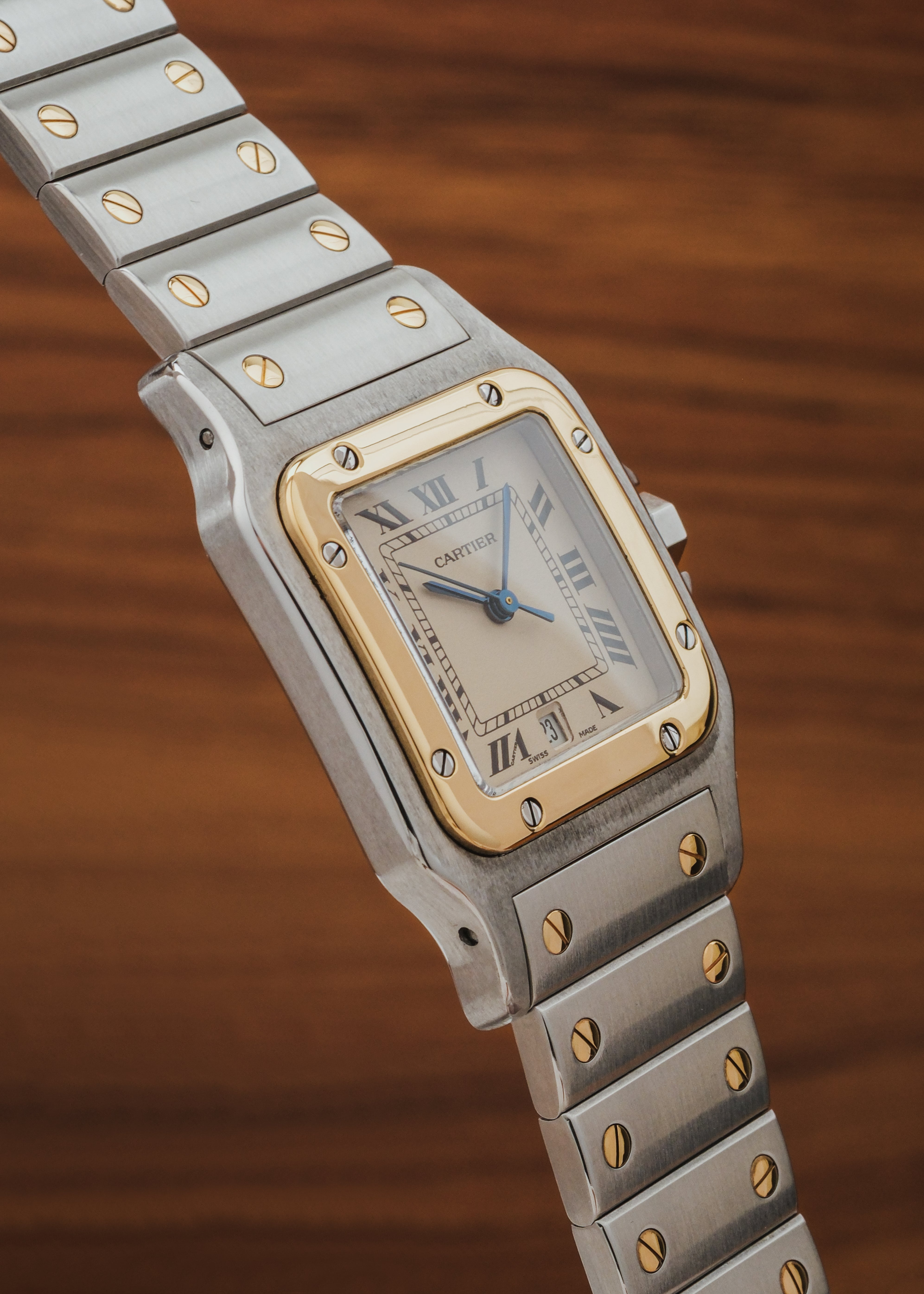 2000s Cartier Santos Galbee (Box & Papers)