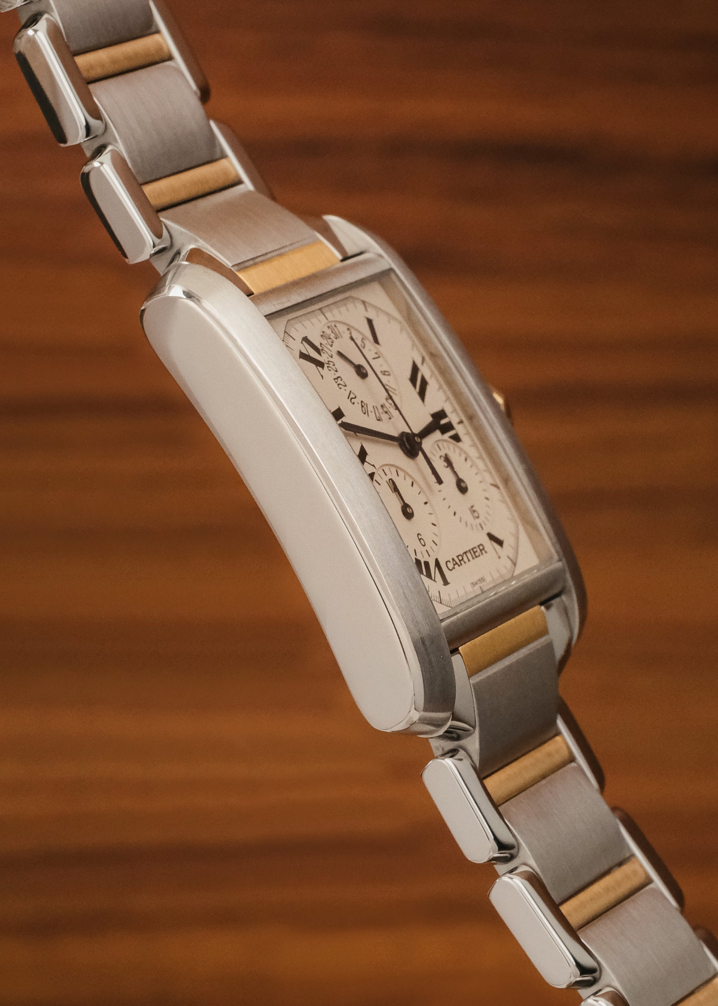 2023 Cartier Tank Francaise "Chronoflex" (Box & Papers)