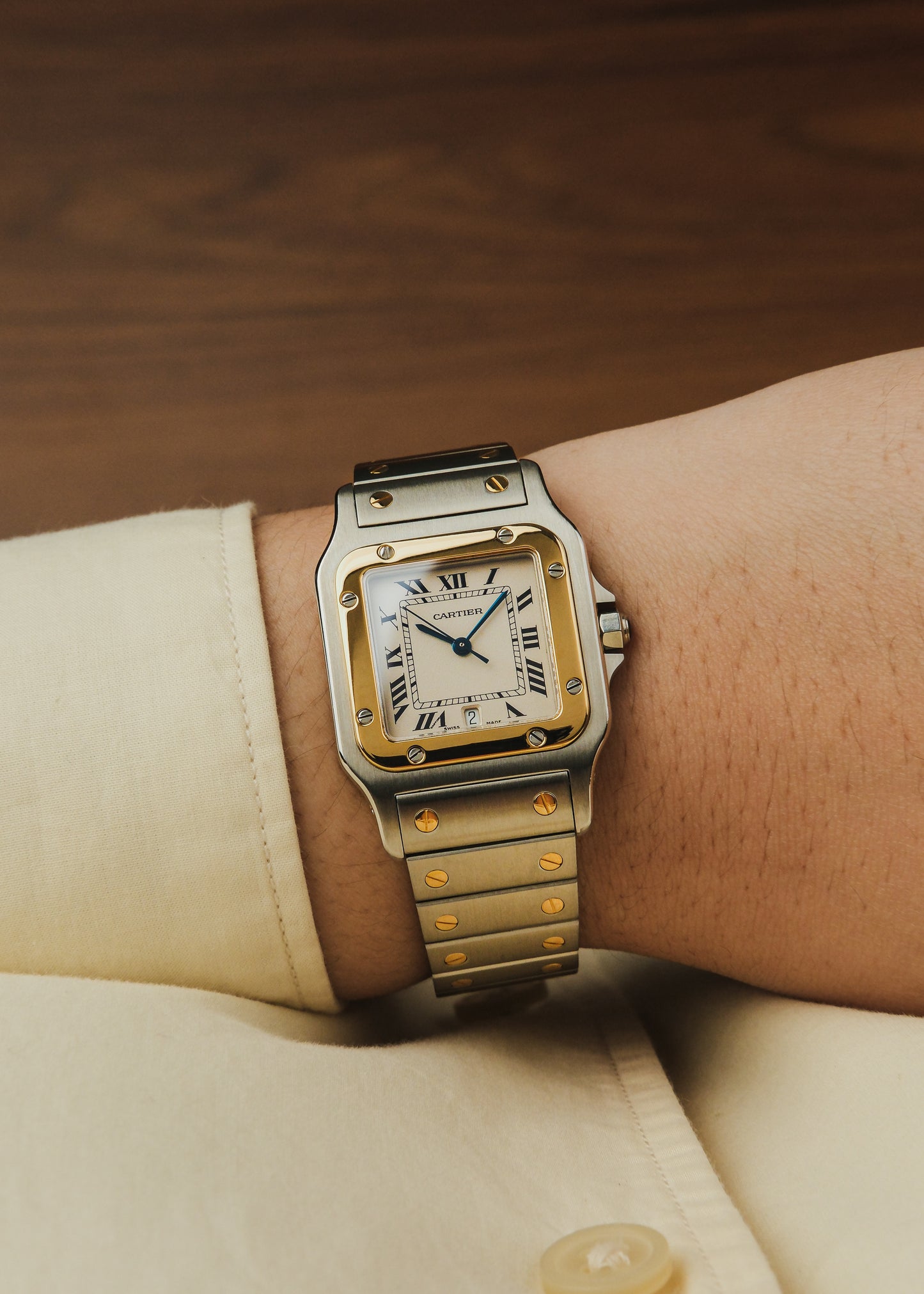 1990s Cartier Santos Galbee (Box)