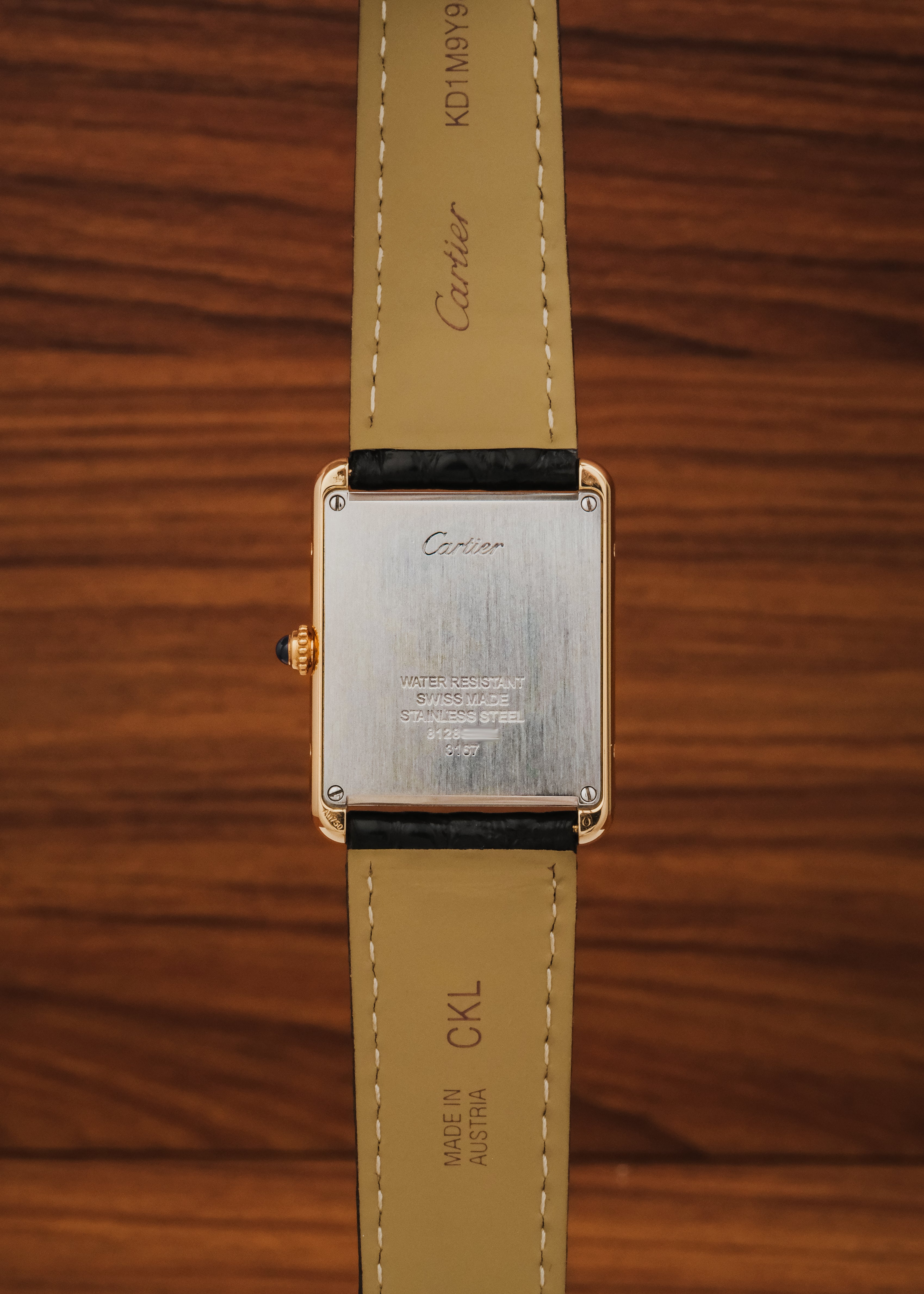 2016 Cartier Tank Solo 18K Gold (Box & Papers)